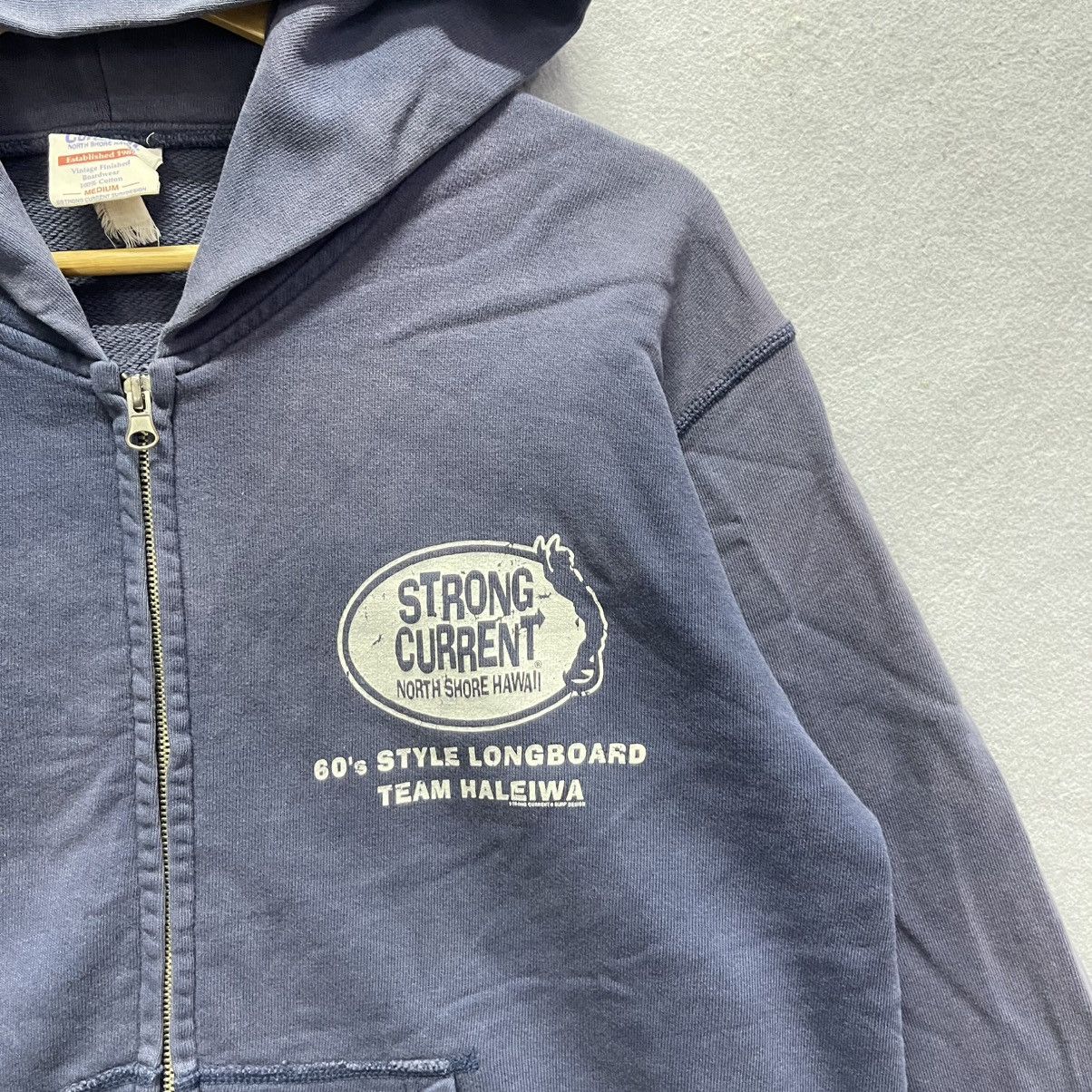 Vintage Strong Current Hawaii 60’s Style Longboard Zip Hoodie Size US L / EU 52-54 / 3 - 4 Thumbnail