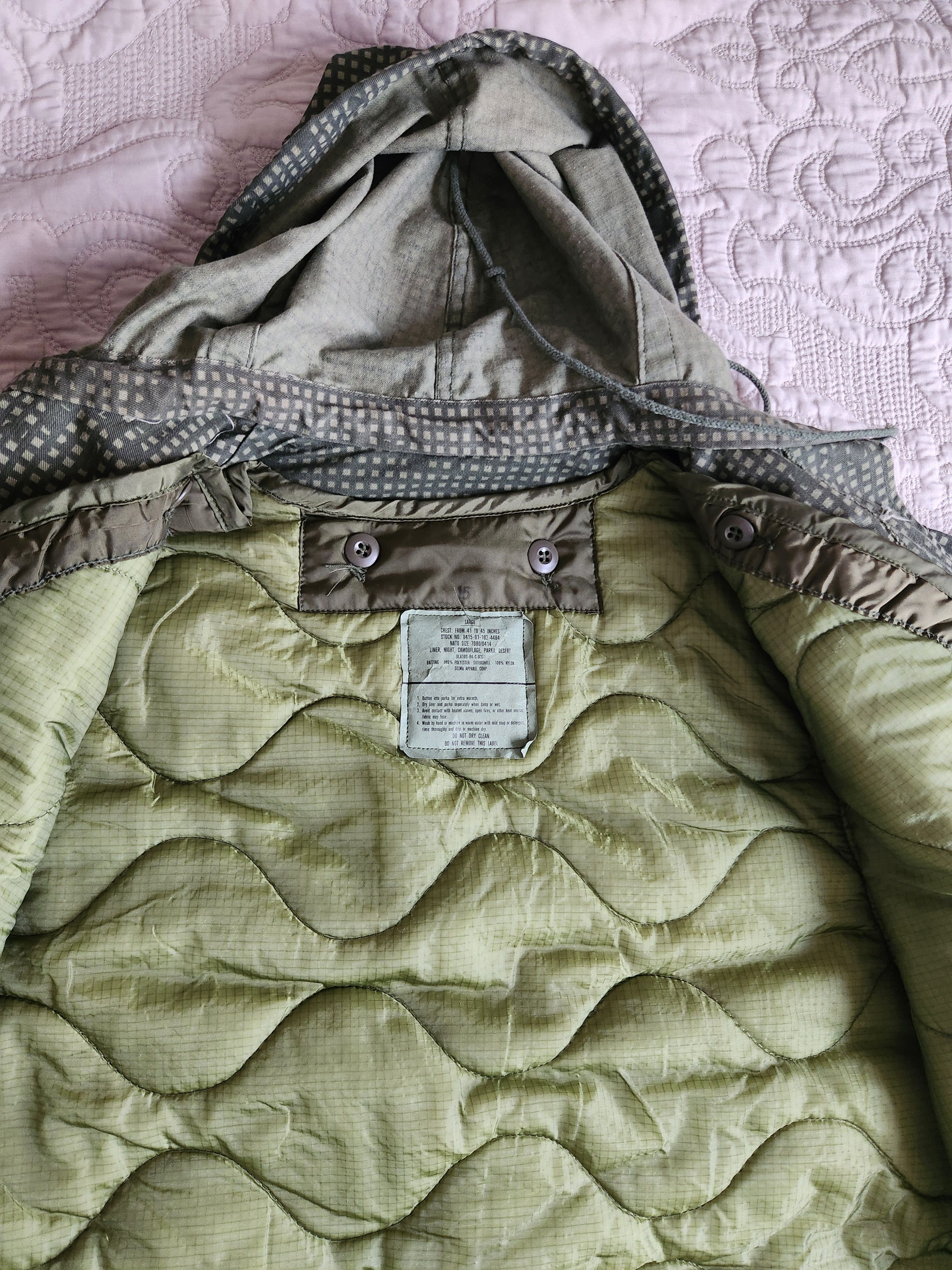 Vintage Desert Night Camo Fishtail Parka and Liner Size US L / EU 52-54 / 3 - 6 Thumbnail