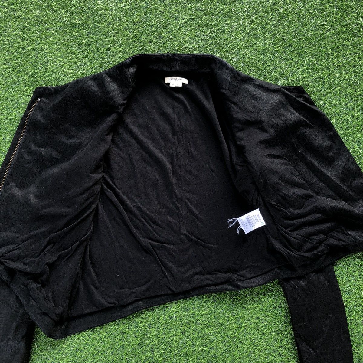 Helmut Lang Helmut Lang Asymmetrical Soft Leather Jacket Size L / US 10 / IT 46 - 6 Thumbnail