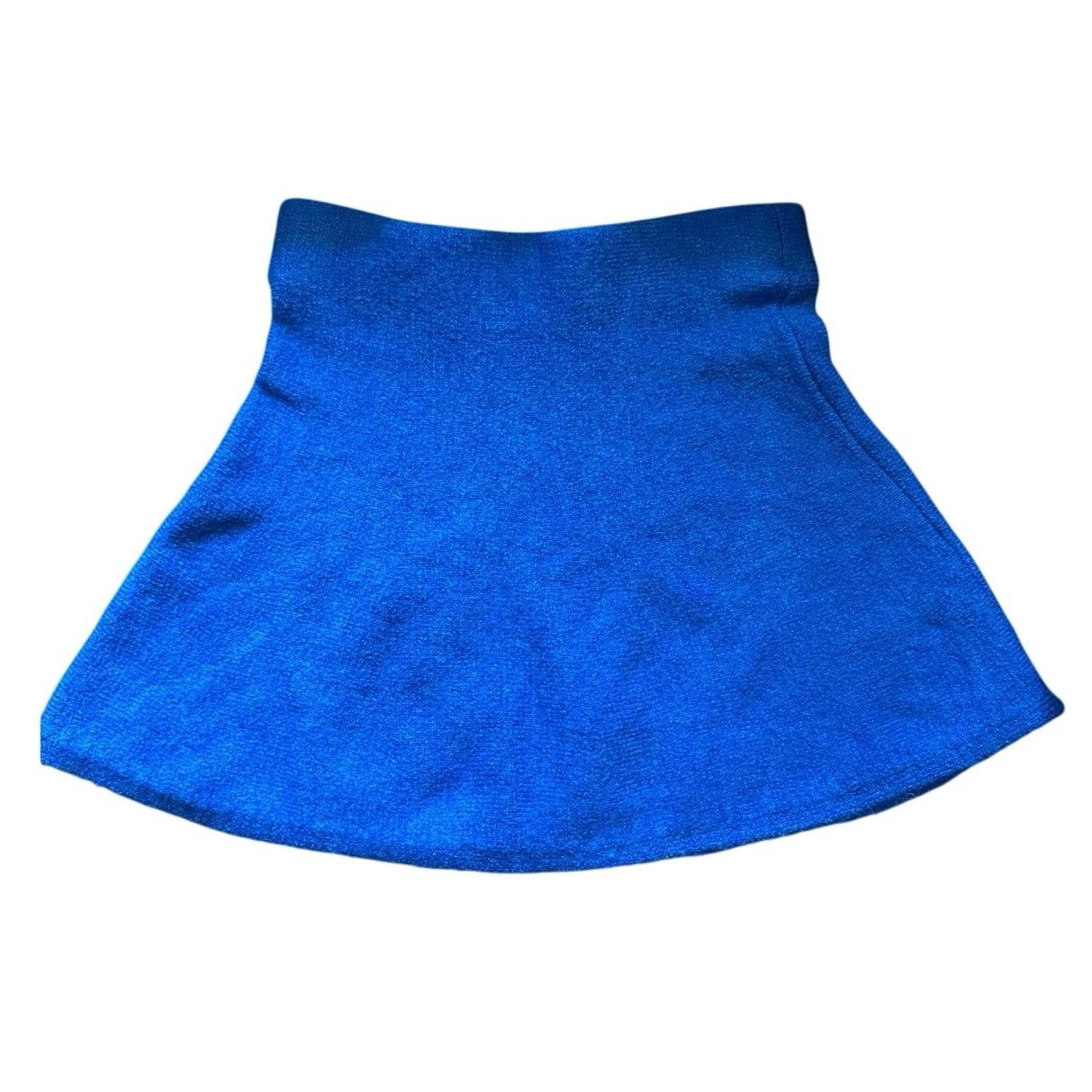 Mango Mango Blue Mini Skirt Klein - Size Small (S) - New with Tags Size 26" / US 2 / IT 38 - 2 Thumbnail