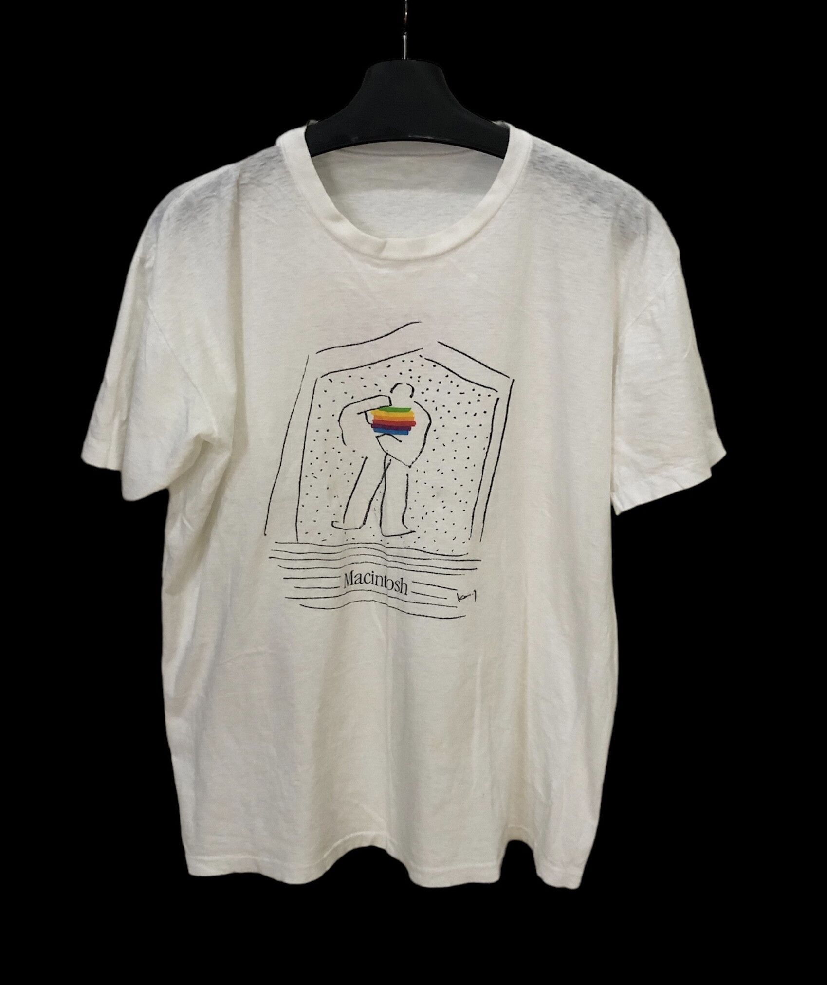 Apple × Vintage Vintage Rare Apple McIntosh@Mac Tshirt Size US L / EU 52-54 / 3 - 1 Thumbnail