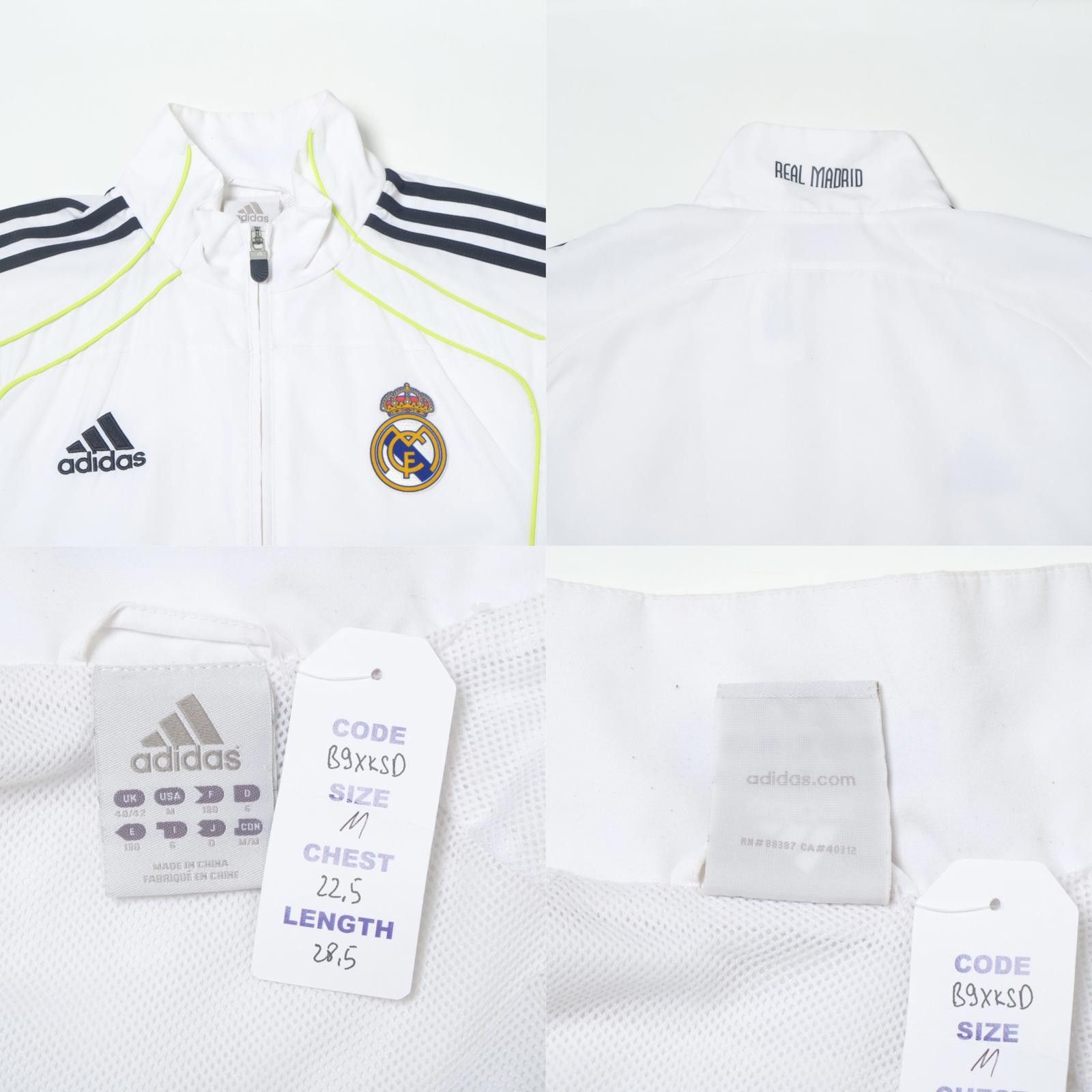 Adidas 2010/11 Real Madrid Track Jacket Adidas (M) Size US M / EU 48-50 / 2 - 4 Thumbnail