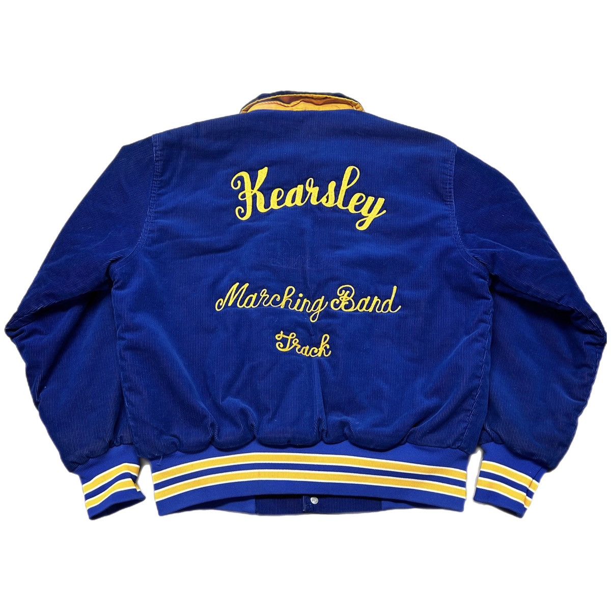 Vintage VTG West Wind Corduroy School Varsity Jacket Chain Stitched Size US L / EU 52-54 / 3 - 1 Thumbnail