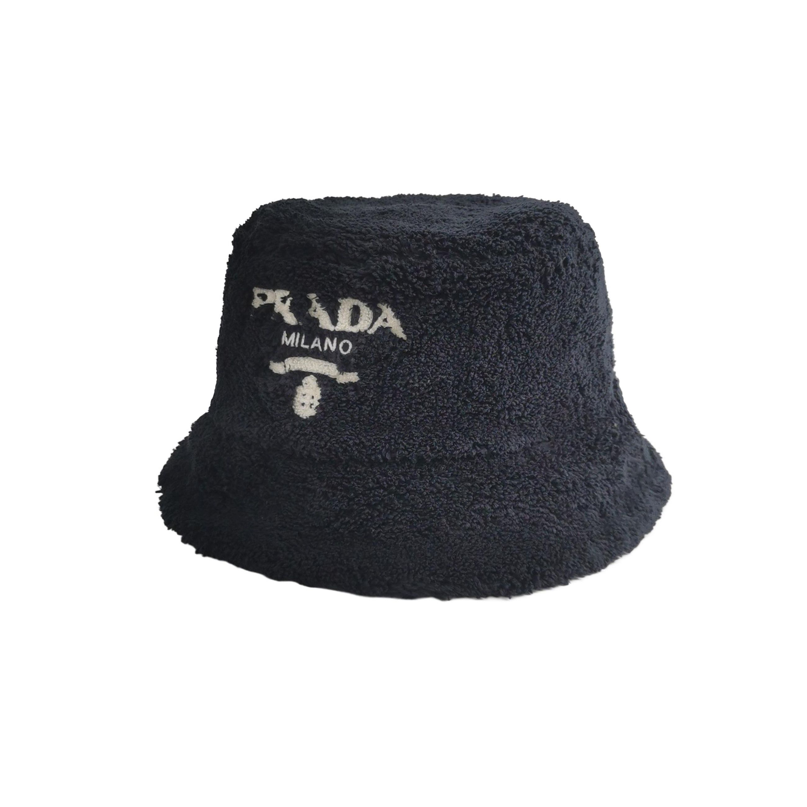 Prada Prada Teddy Logo Bucket Hat ONE SIZE Size ONE SIZE - 1 Thumbnail