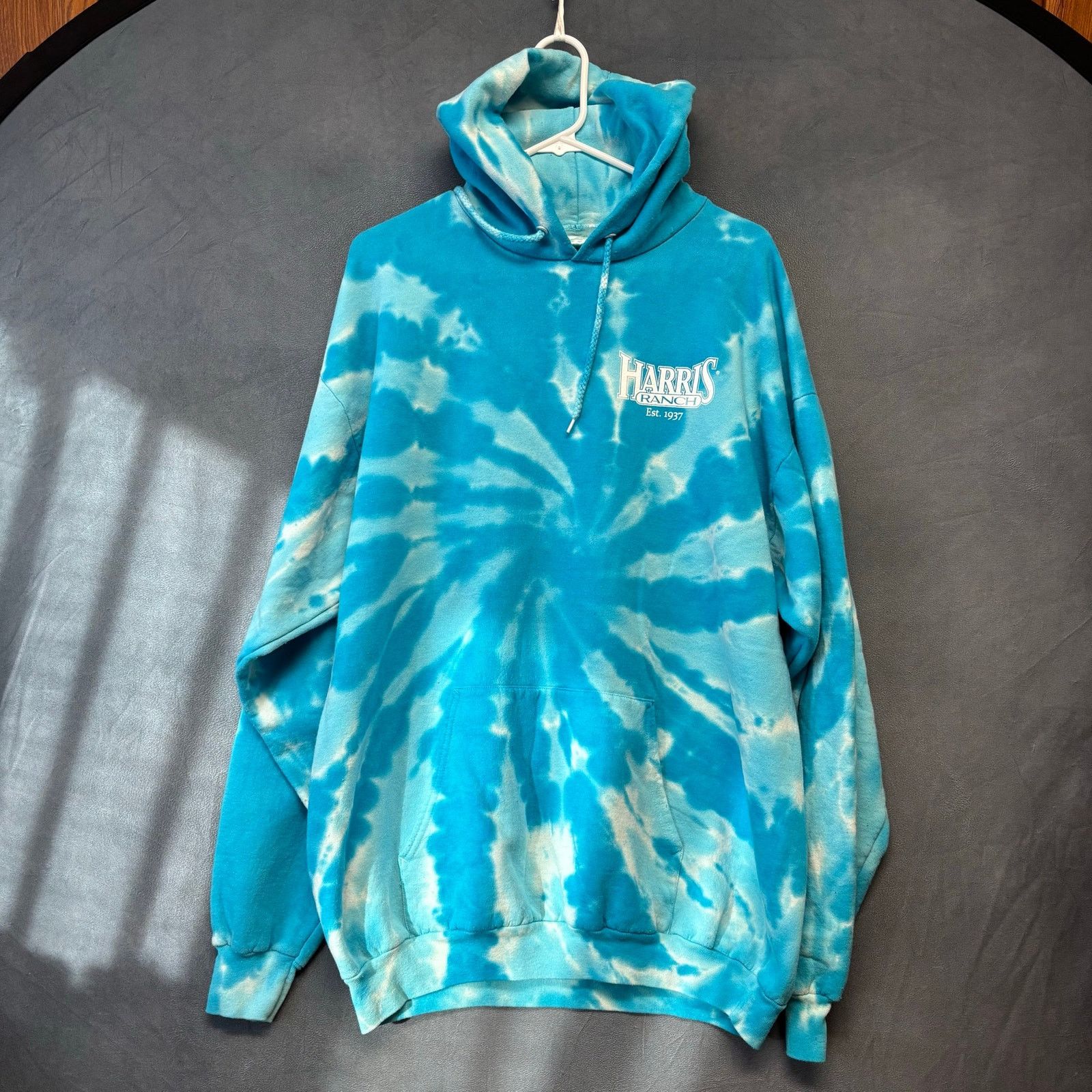 Port & Company Port Company Tie Dye Harris Ranch Hoodie XL Blue Streetwear Size US XL / EU 56 / 4 - 1 Thumbnail