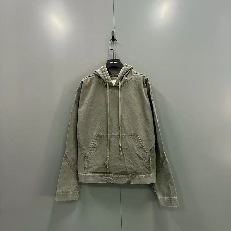 Greg Lauren greg lauren size 3 Green pullover hoodie 2506-Nextarrow Size US L / EU 52-54 / 3 - 1 Thumbnail