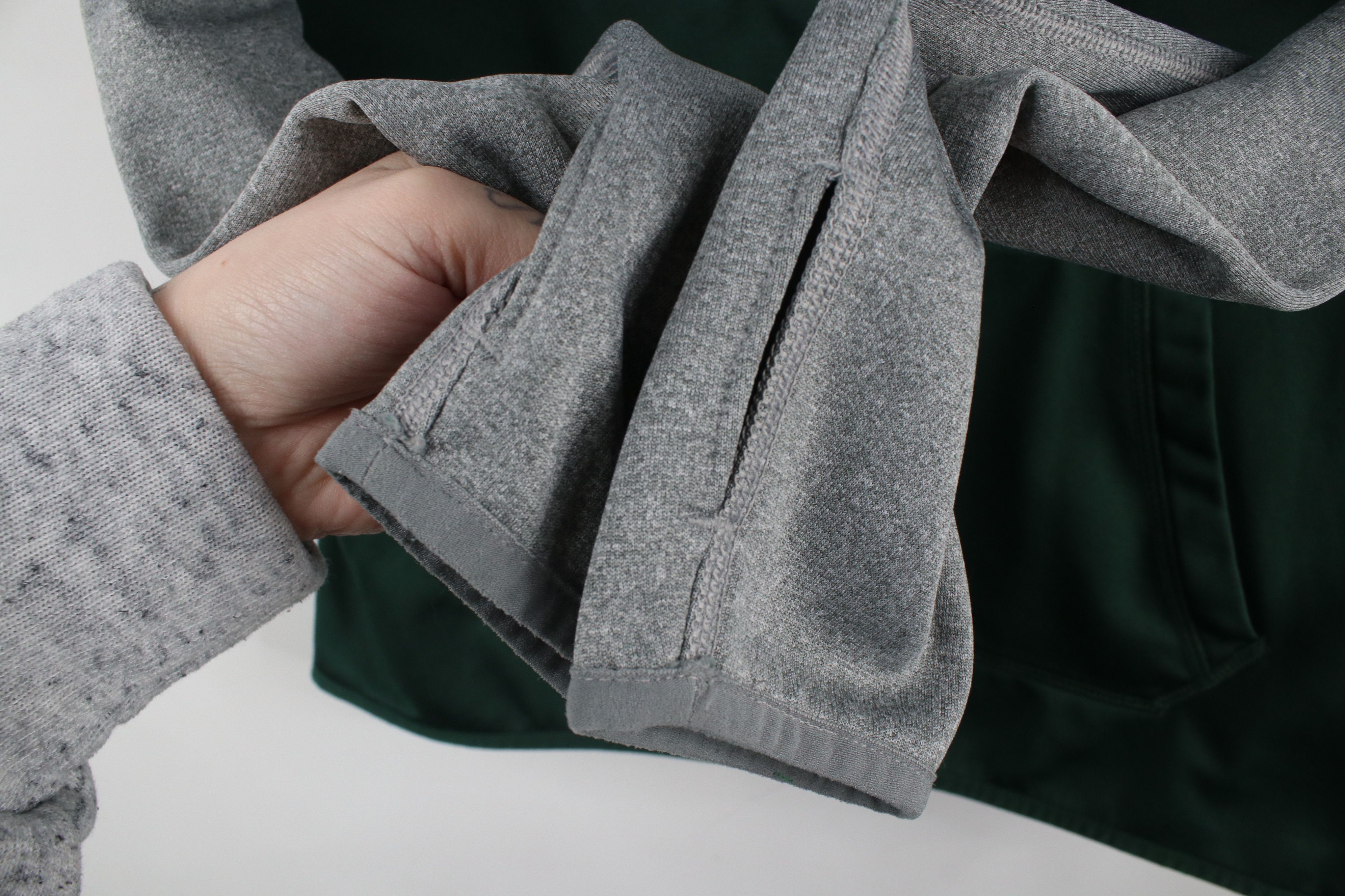 Nike × Vintage Nike Therma Fit State University Hoodie Sweatshirt Green Size M / US 6-8 / IT 42-44 - 9 Thumbnail