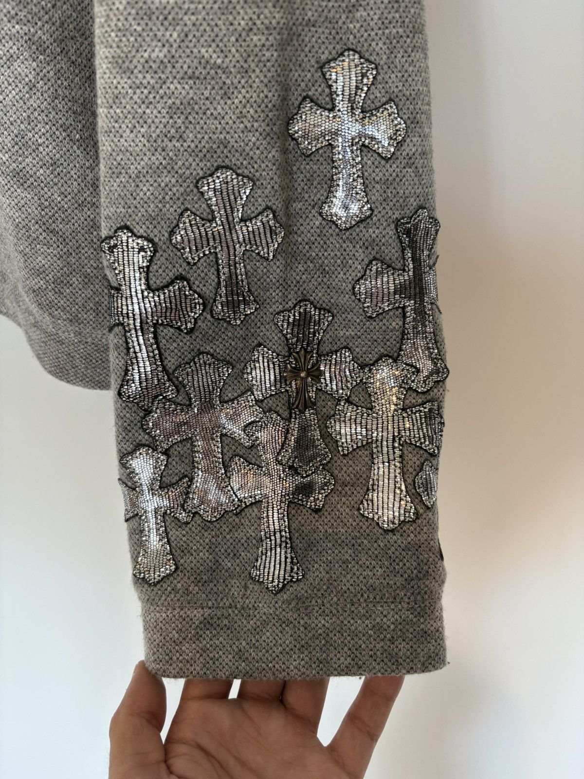 Chrome Hearts CASHMERE FLOODED CROSS SWEATER Size US S / EU 44-46 / 1 - 4 Thumbnail