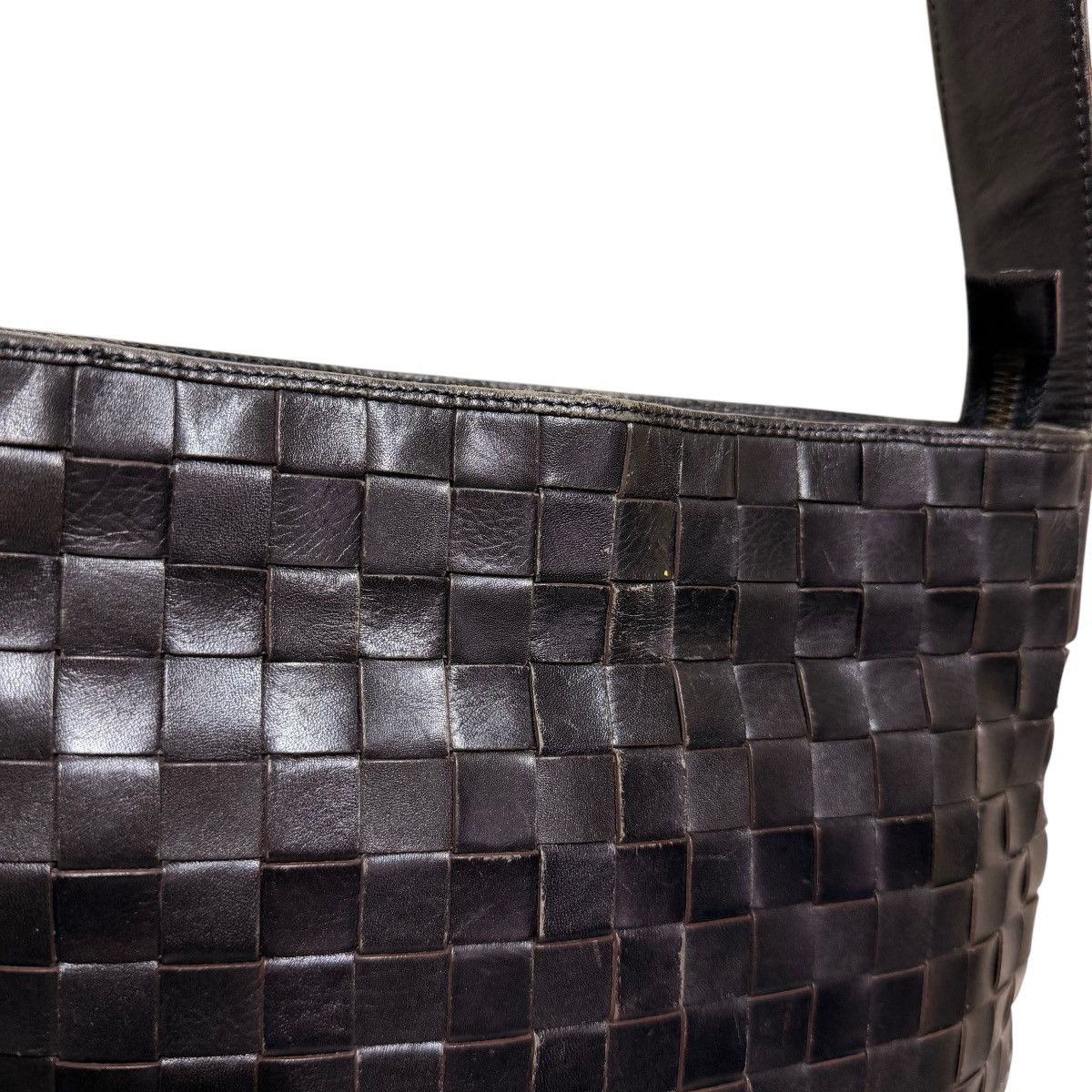Issey Miyake 762 90s ISSEY MIYAKE IM PRODUCT bag woven leather shoulder Size ONE SIZE - 7 Thumbnail