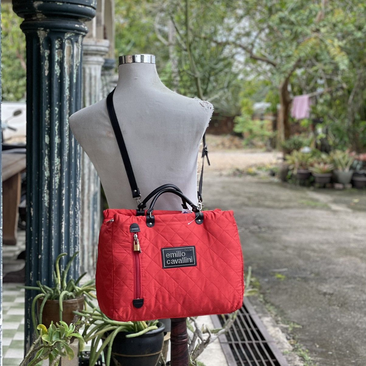 Other Emilio Cavallini Red Weekender Bag/Luggage Size ONE SIZE - 1 Thumbnail