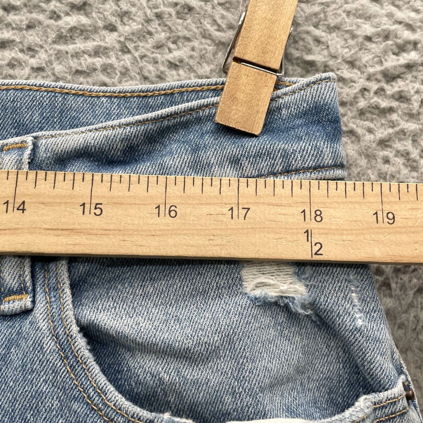 Abercrombie & Fitch VINTAGE Abercrombie & Fitch Vintage 70s Flare Jeans Women's 16 Western Y2 Cowboy Cowgirl Rodeo Blue Denim 5-Pocket Slim Fit Adult Womens jeans Size 38" / US 16 / IT 52 - 2 Thumbnail