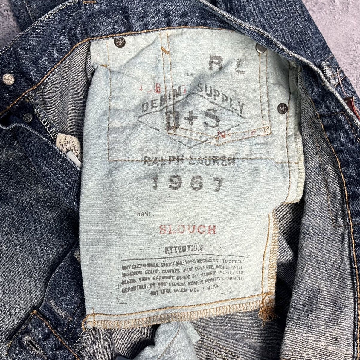 Denim & Supply Ralph Lauren Vintage Denim & Supply Ralph Lauren Slouch Distressed Jeans Size US 36 / EU 52 - 8 Thumbnail