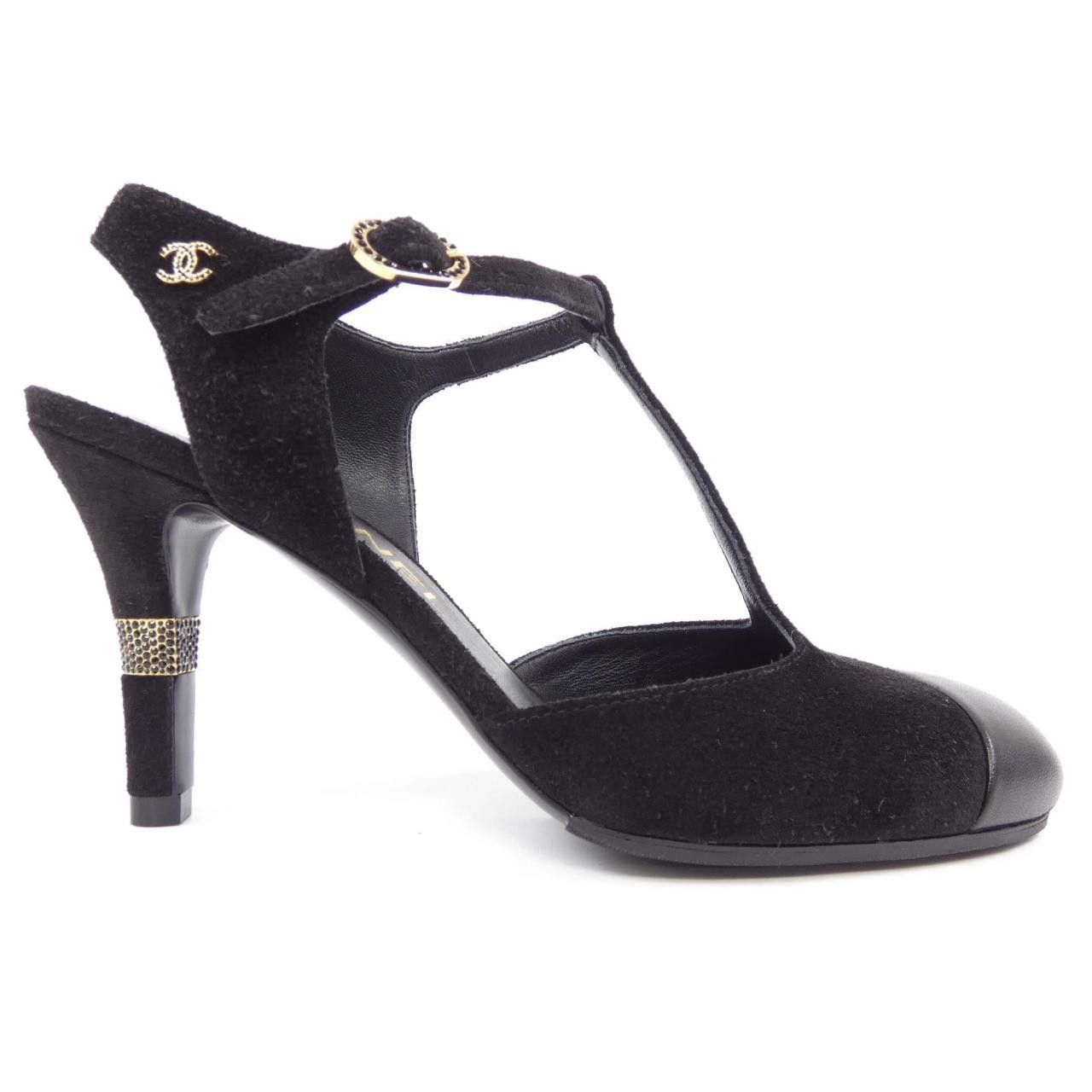 Chanel Chanel Chanel G39402Y56129 Suede Calfskin Lambskin Sandals Suede Shoes G39402Y56129 DUTY FREE for USA Size ONE SIZE - 1 Thumbnail