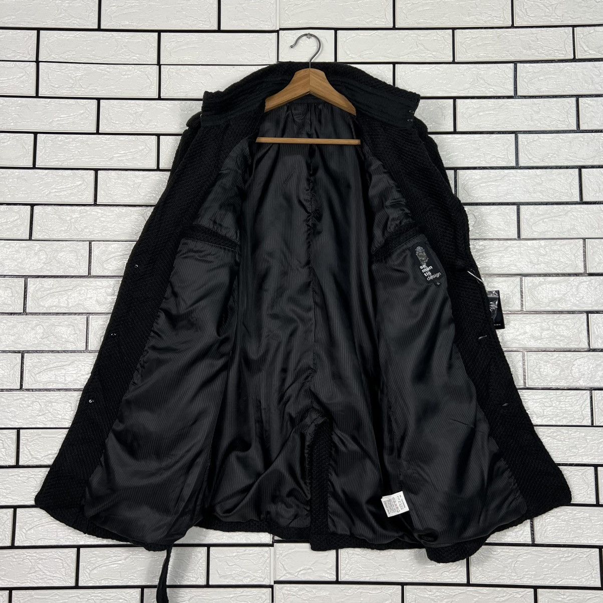 semanticdesign SEMANTICDESIGN Avant Garde Belted Coat Jacket #4144-C189 Size US L / EU 52-54 / 3 - 11 Thumbnail