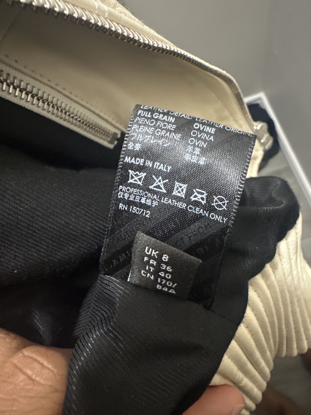 Amiri Amiri Ovine Leather Bomber Size US S / EU 44-46 / 1 - 4 Thumbnail