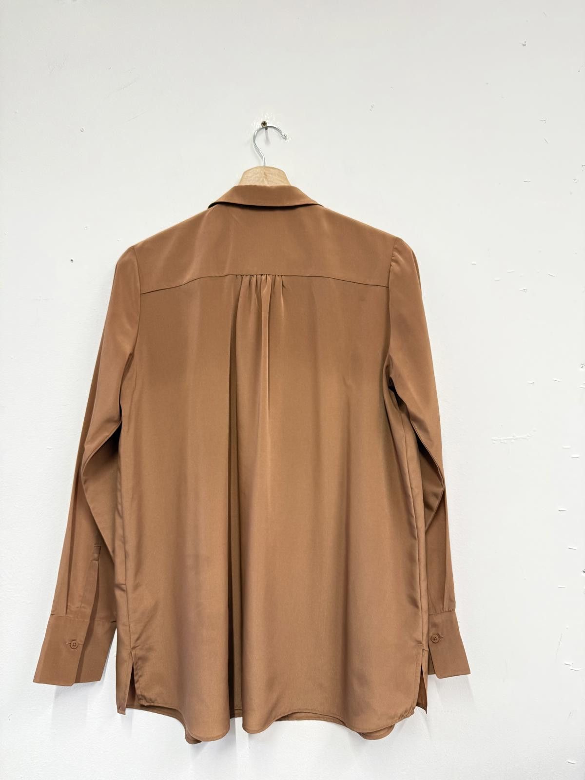 Uniqlo UNIQLO Brown Button-Up Shirt Size S Size S / US 4 / IT 40 - 4 Thumbnail