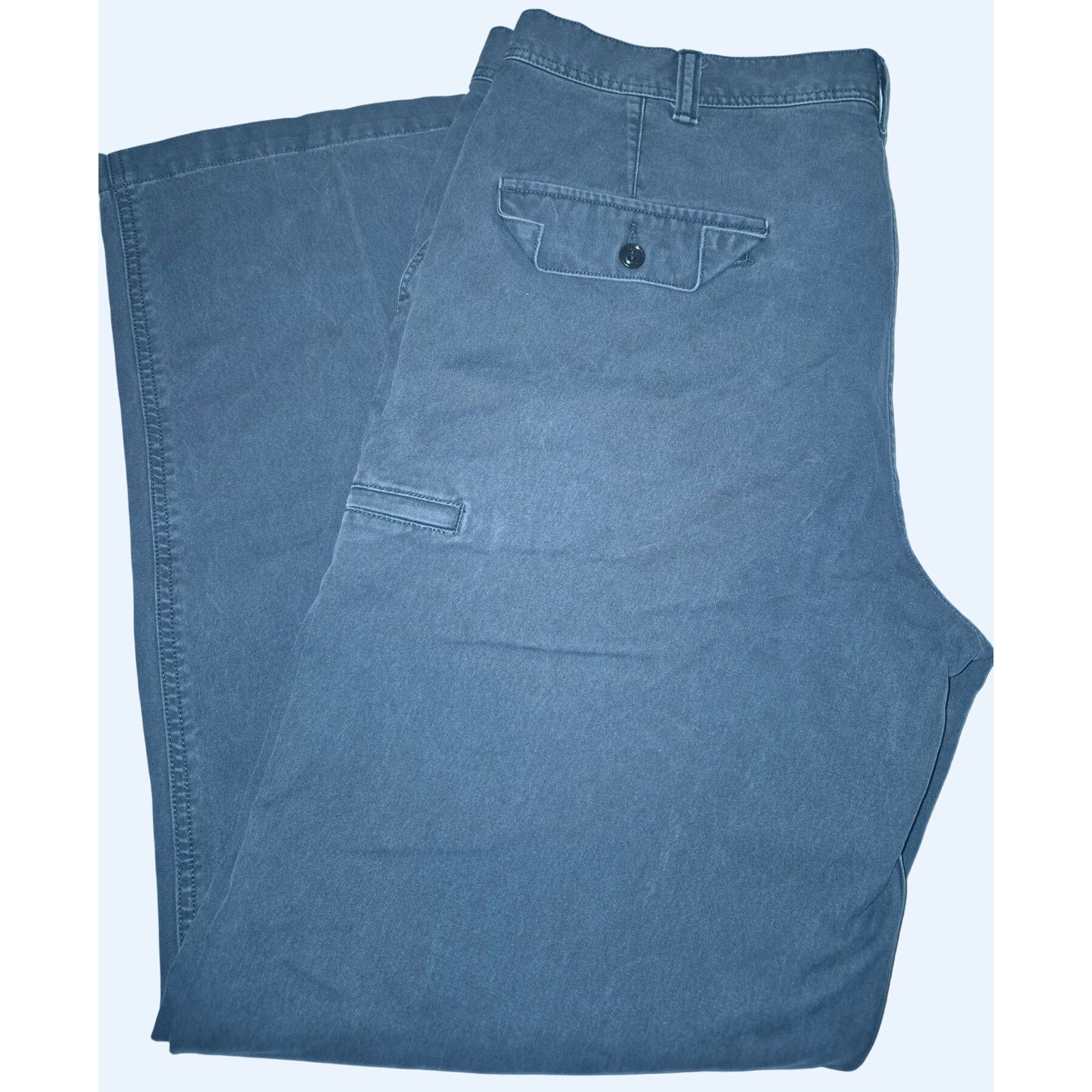 Dockers Dockers Mens 40x34 Gray Cotton Blend Cargo Pants Zippered Po Size US 40 / EU 56 - 4 Thumbnail
