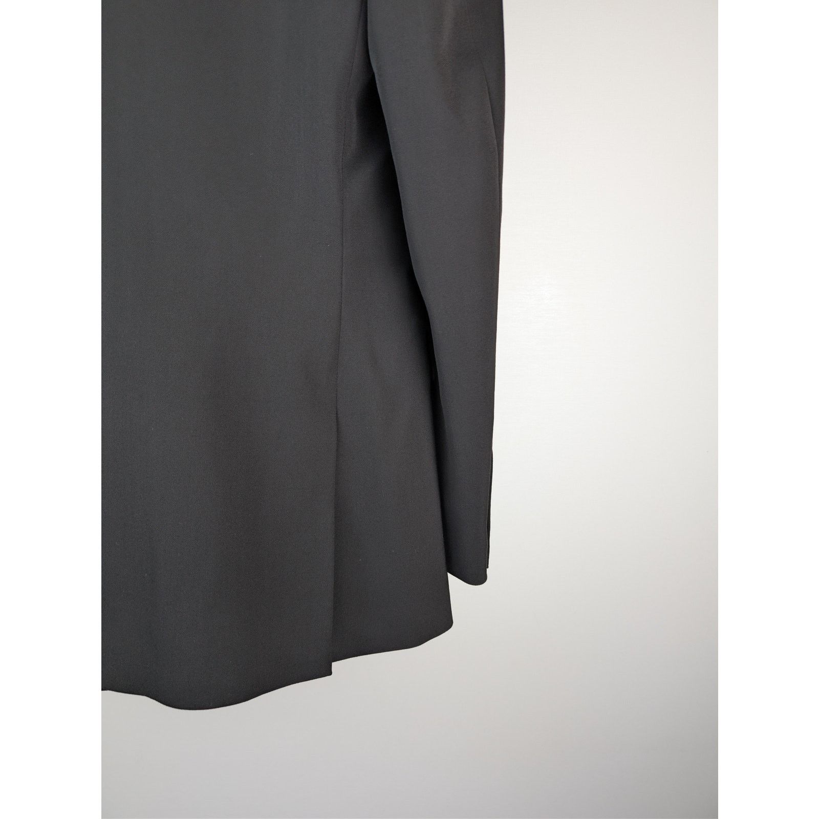 Balenciaga o1rshd1 Wool Barathea Shrunk DB Blazer / Jacket in Black Size US M / EU 48-50 / 2 - 14 Thumbnail