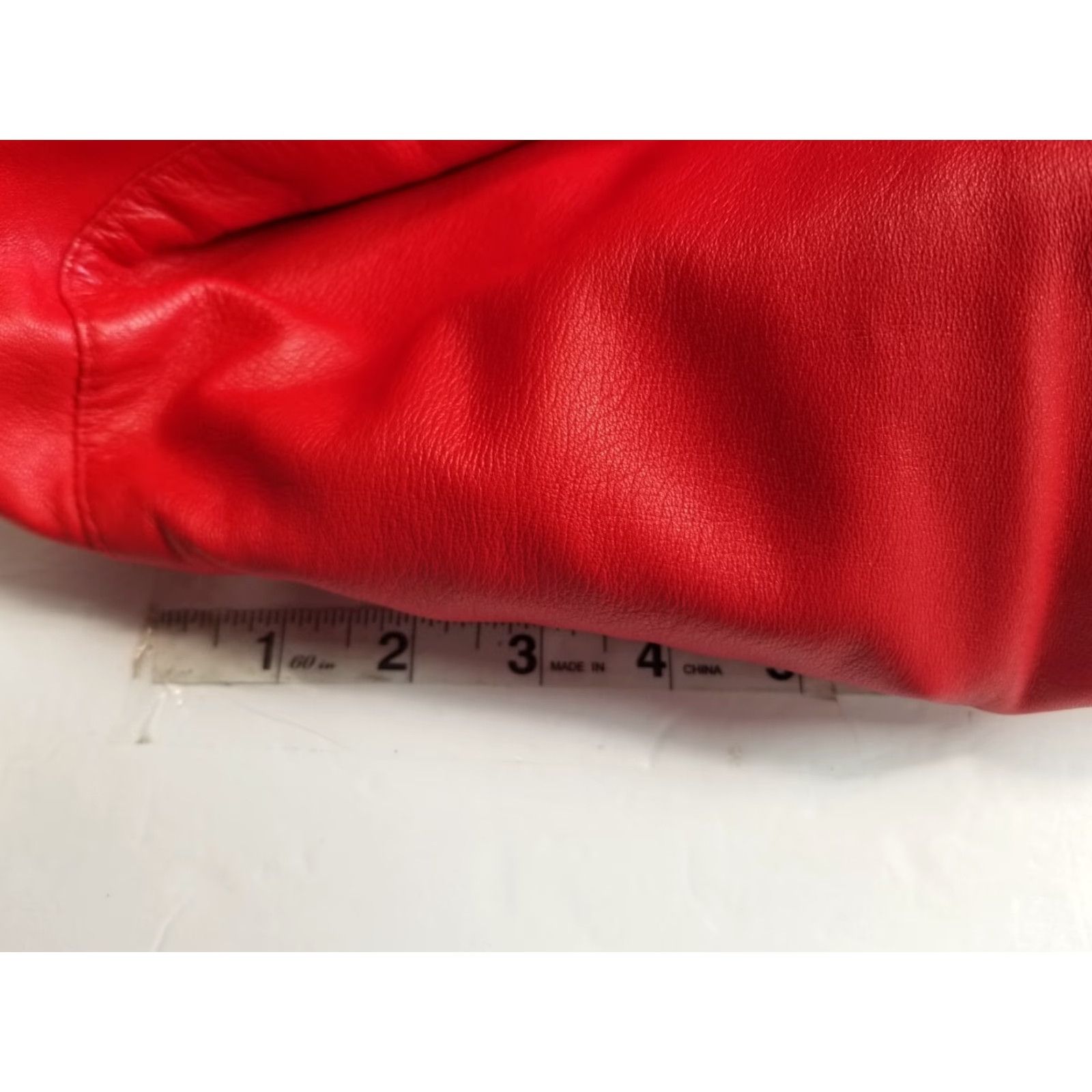 Vintage VINTAGE Giotti Leather Jacket Women 44 Red Made in Italy 90s Style Basic Jacket Size M / US 6-8 / IT 42-44 - 3 Thumbnail