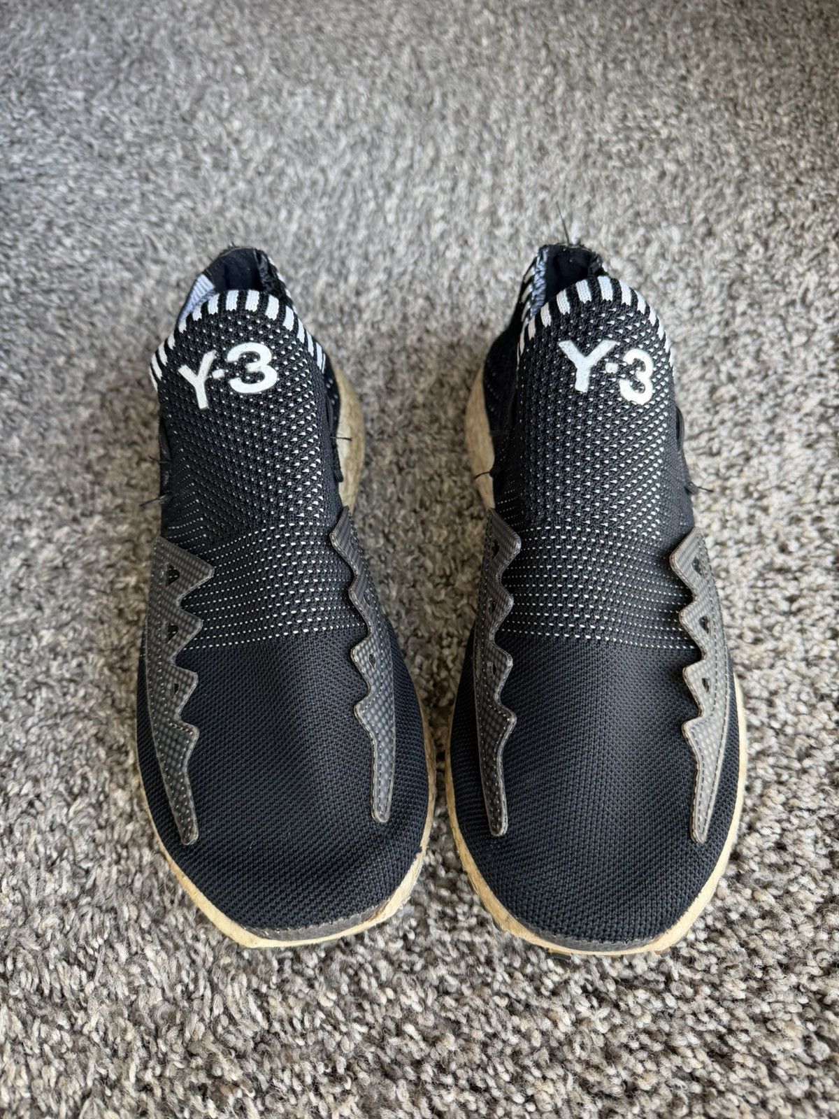 Yohji Yamamoto Y3 Adidas Knit/mesh boost runner Size US 9.5 / EU 42-43 - 2 Thumbnail