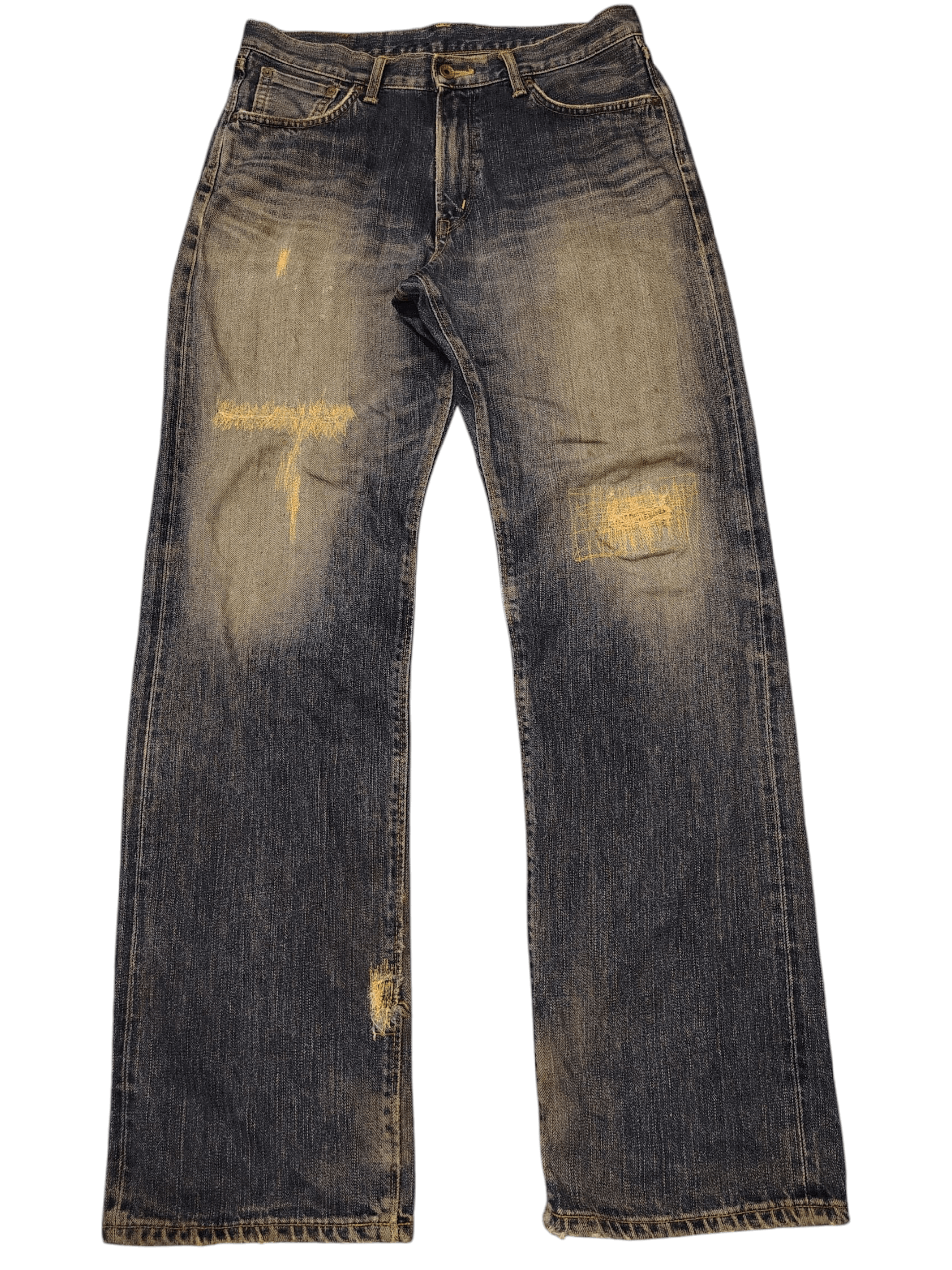 Kapital Edwin 505z Selvedge Jeans Distressed Flare Jeans Size US 33 - 1 Thumbnail
