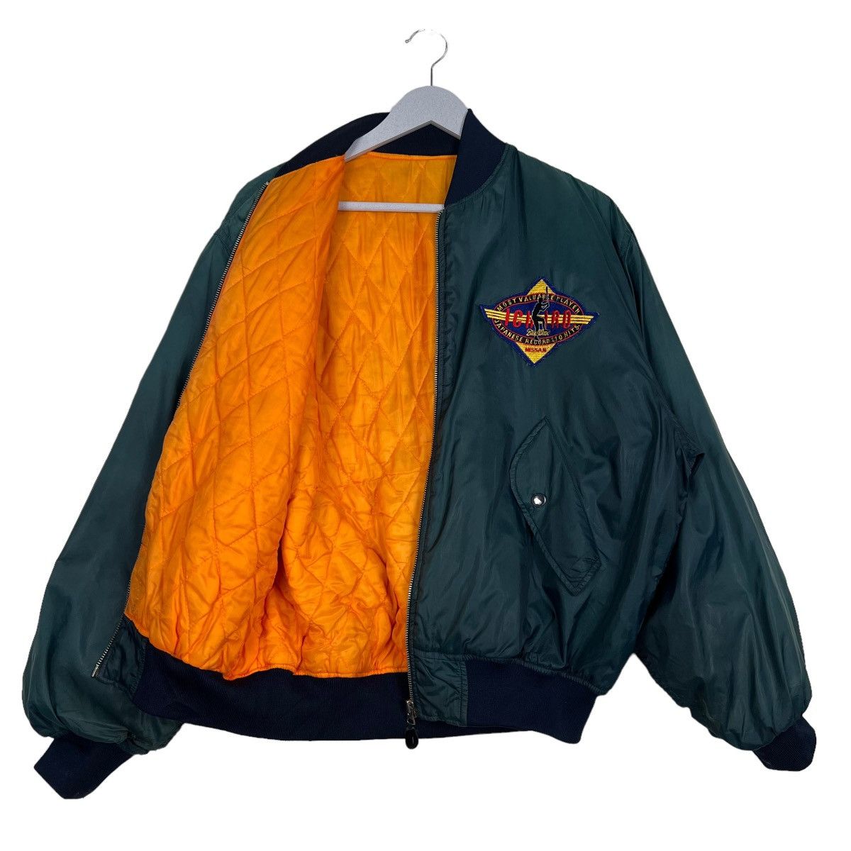 Japanese Brand 🔥 VINTAGE ICHIRO BLUEWAX BOMBER JACKET Size US M / EU 48-50 / 2 - 9 Thumbnail