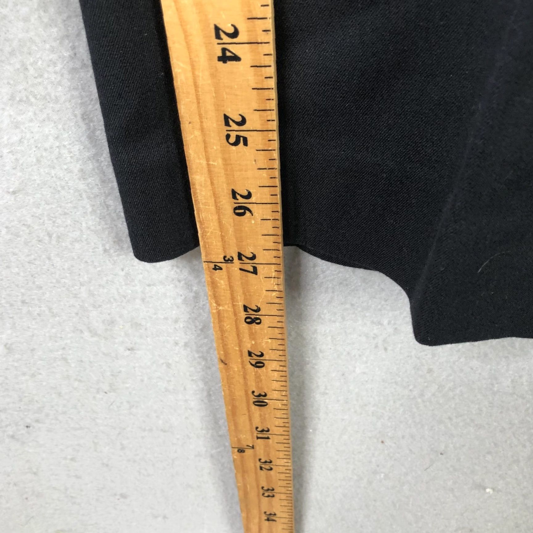 Talbots Talbots Womens Pants 8P Black Curvy Petite Stretch Twill Tapered Work Old Money Size 30" / US 8 / IT 44 - 4 Thumbnail