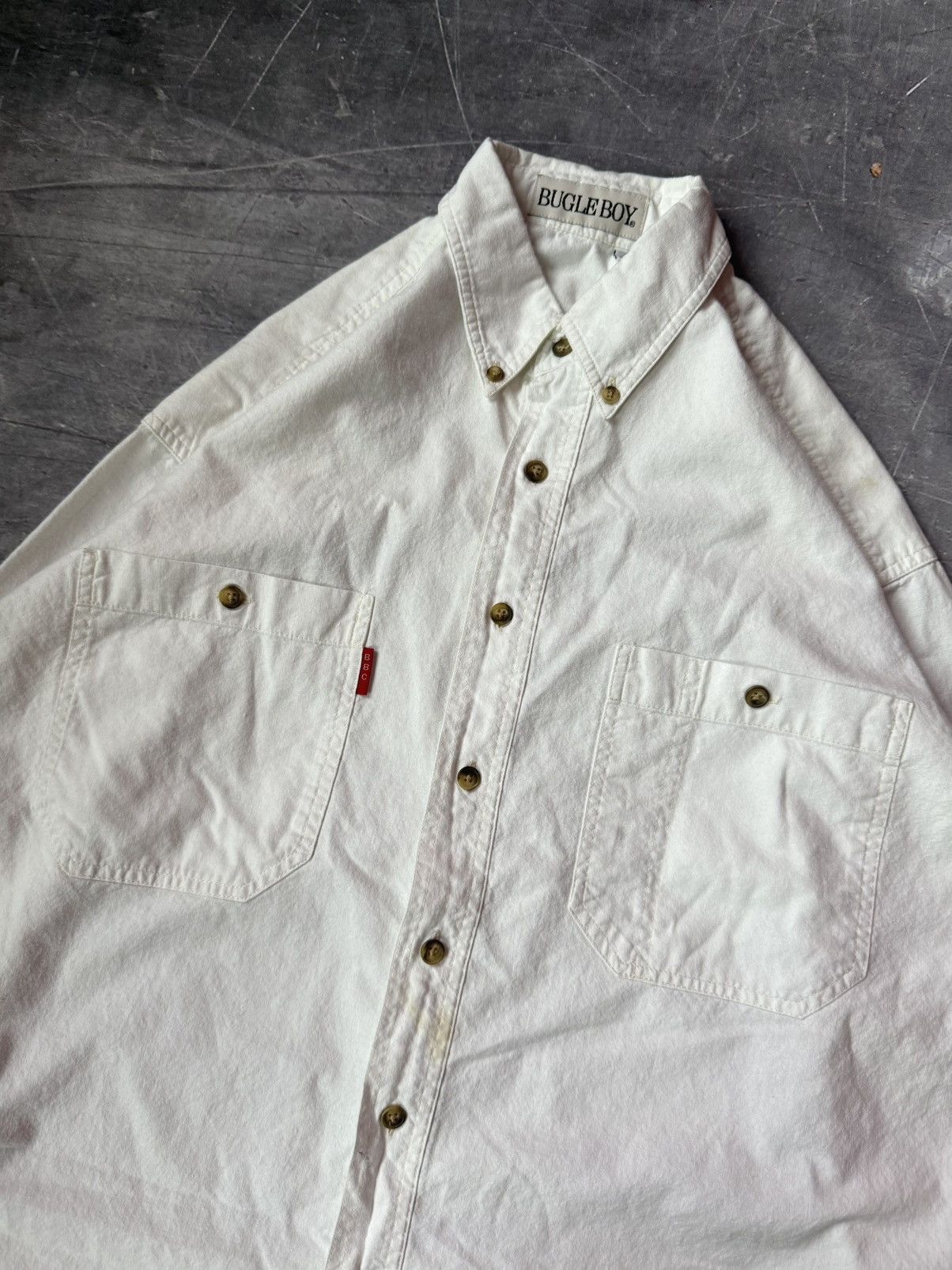 Vintage Vintage Bugle Boy Club Long-sleeve Buttondown Shirt (M) Size US M / EU 48-50 / 2 - 4 Thumbnail