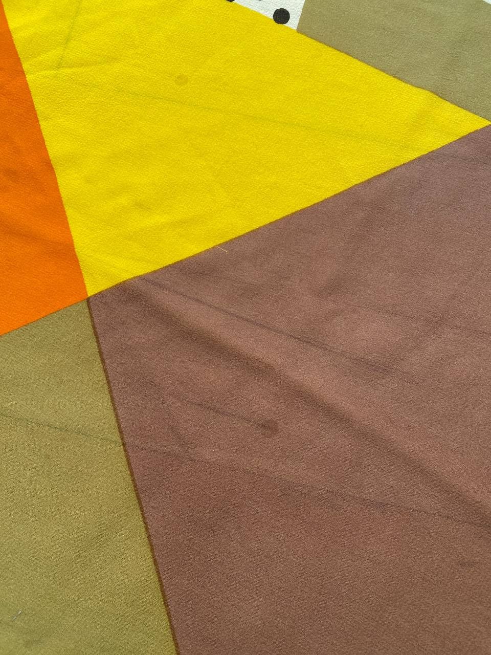Missoni Vintage Missoni Geometric Print Silk Shawl Scarf Size ONE SIZE - 4 Thumbnail