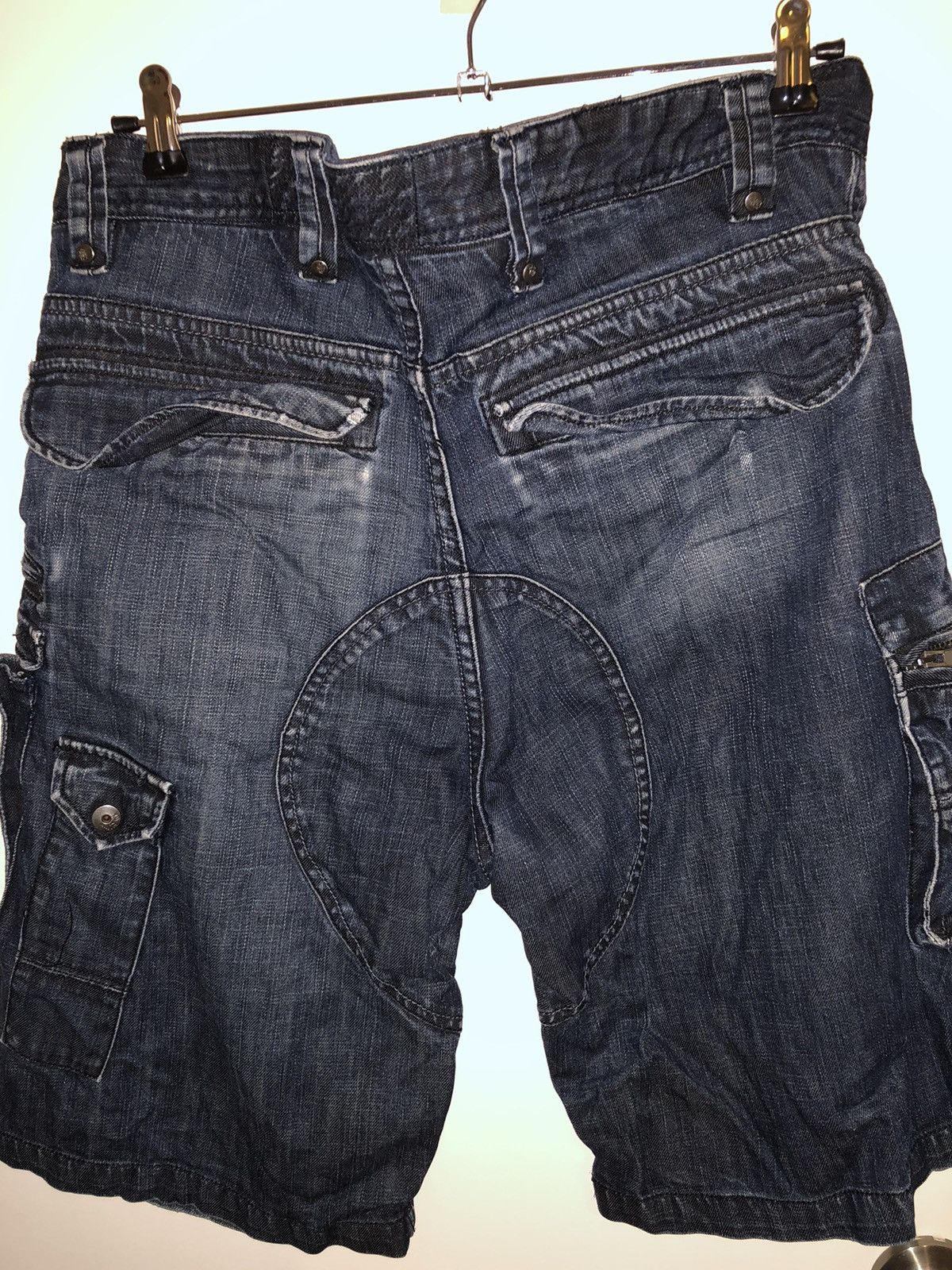 Vintage Vintage Y2K Denim Shorts Size US 26 / EU 42 - 2 Thumbnail