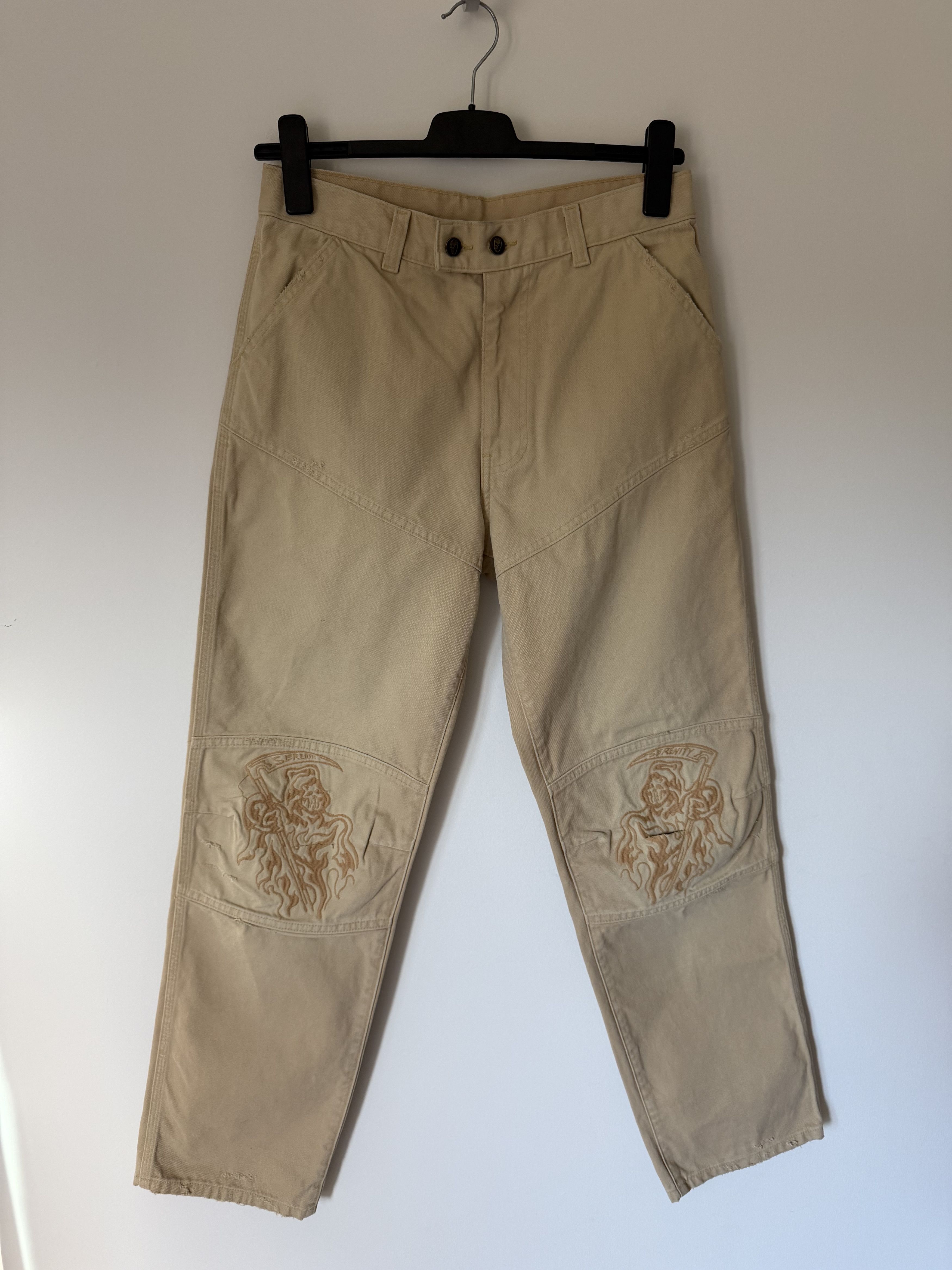 Warren Lotas Warren Lotas Normal Person Biker Pants in Khaki Size US 32 / EU 48 - 1 Thumbnail