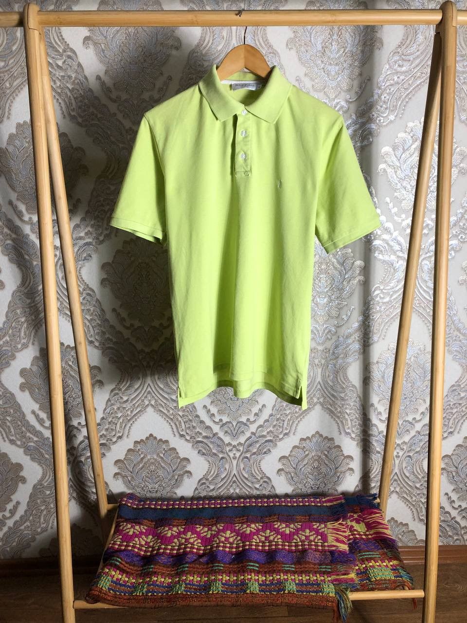 Saint Laurent Paris VINTAGE YVES SAINT LAURENT CLASSIC DESIGNER POLO CASUAL 90s Size US M / EU 48-50 / 2 - 1 Thumbnail