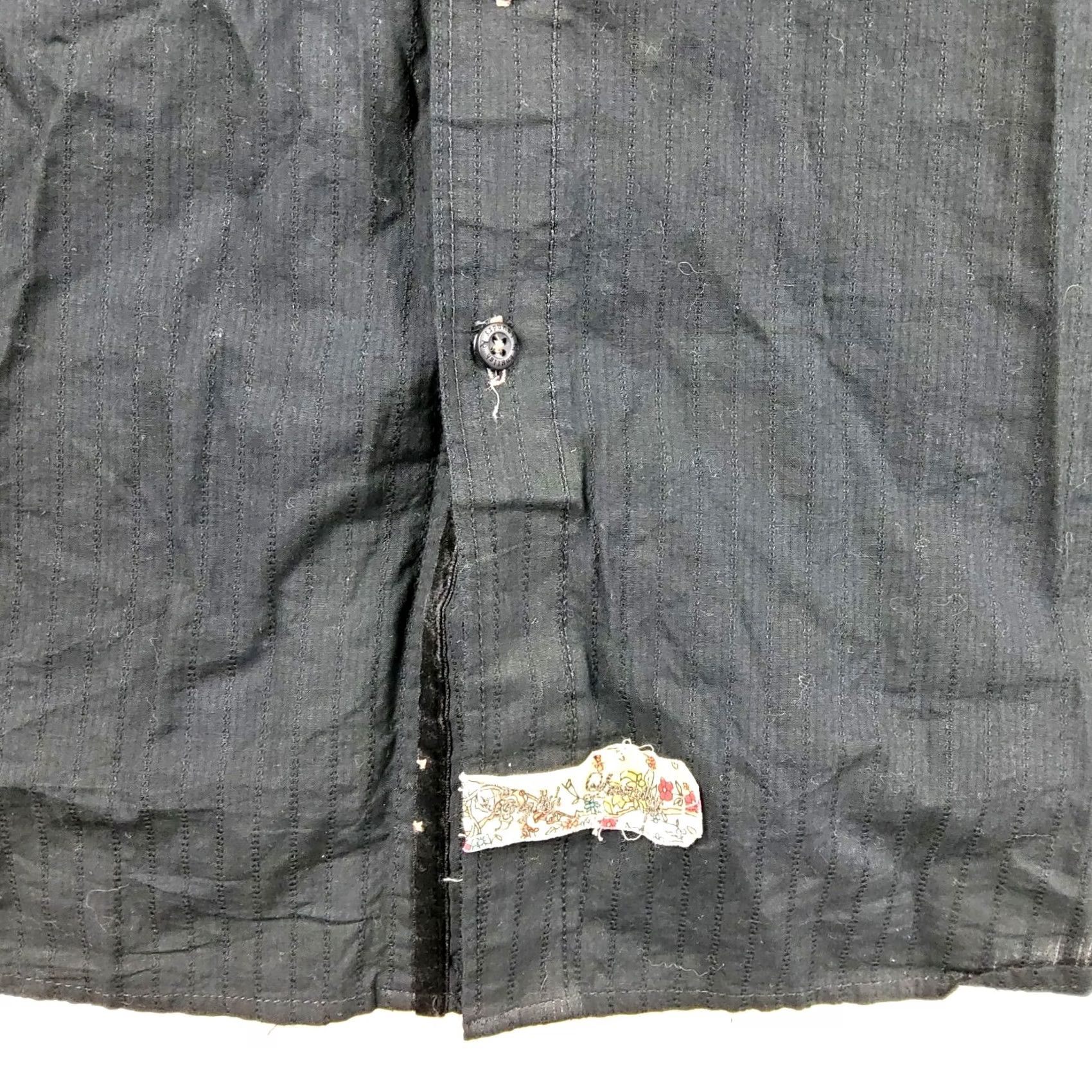 English Laundry VINTAGE English Laundry Christopher Wicks Embroidered Angel Wings Hand Sewn Button-Up Shirt XL Black Men Size US XL / EU 56 / 4 - 5 Thumbnail