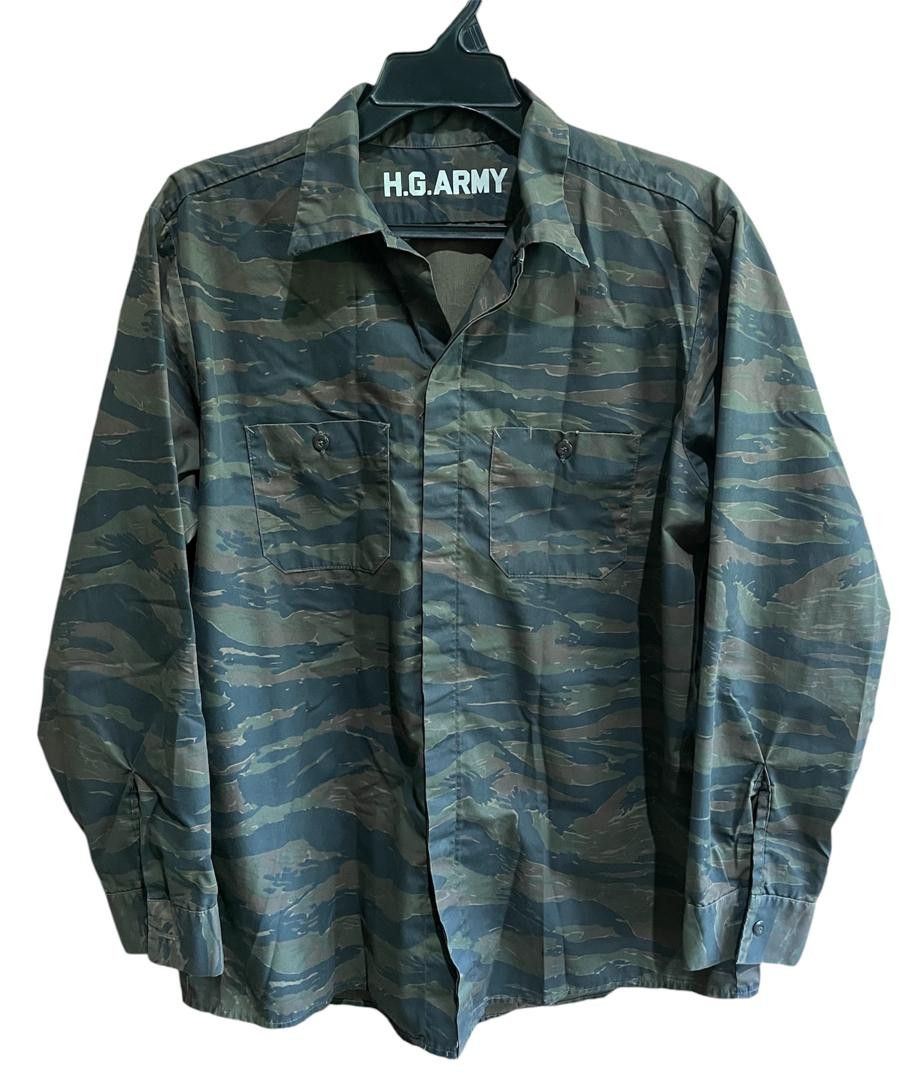 Hysteric Glamour HG ARMY BY HYSTERIC GLAMOUR CAMOUFLAGE CASUAL SHIRT Size US XXL / EU 58 / 5 - 1 Thumbnail