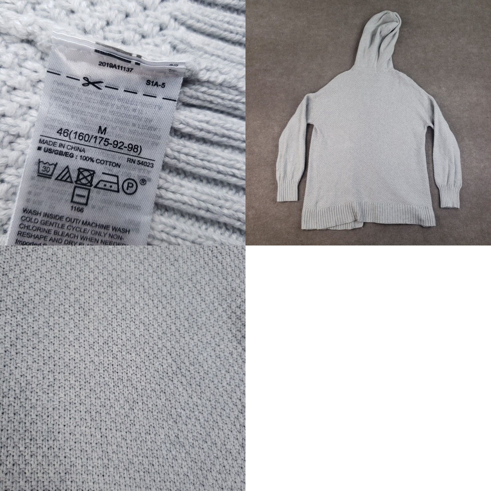 Gap Womens Sweater Medium Gray Size M / US 6-8 / IT 42-44 - 8 Thumbnail
