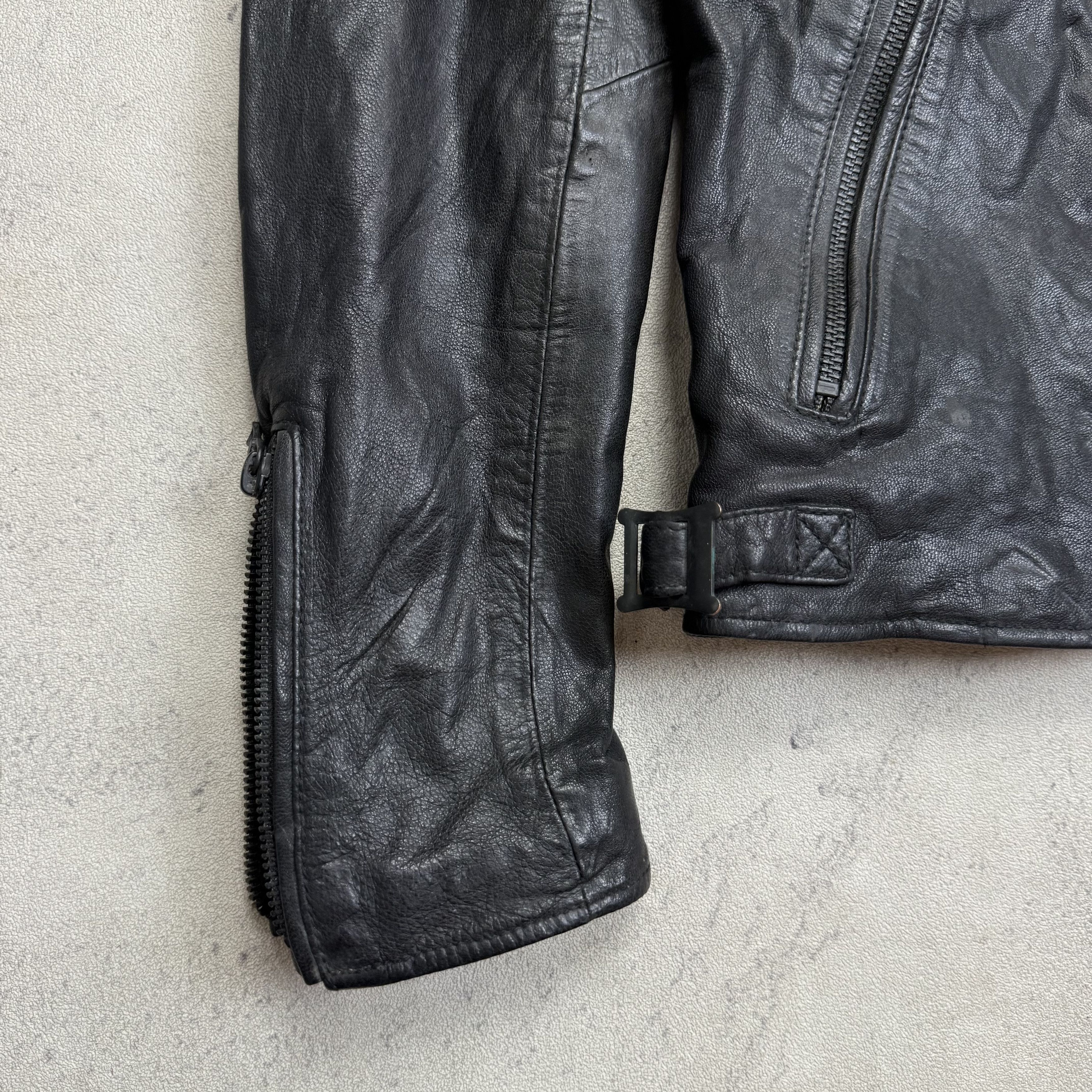 Japanese Brand Nano Universe Leather Biker Jacket Size US M / EU 48-50 / 2 - 5 Thumbnail