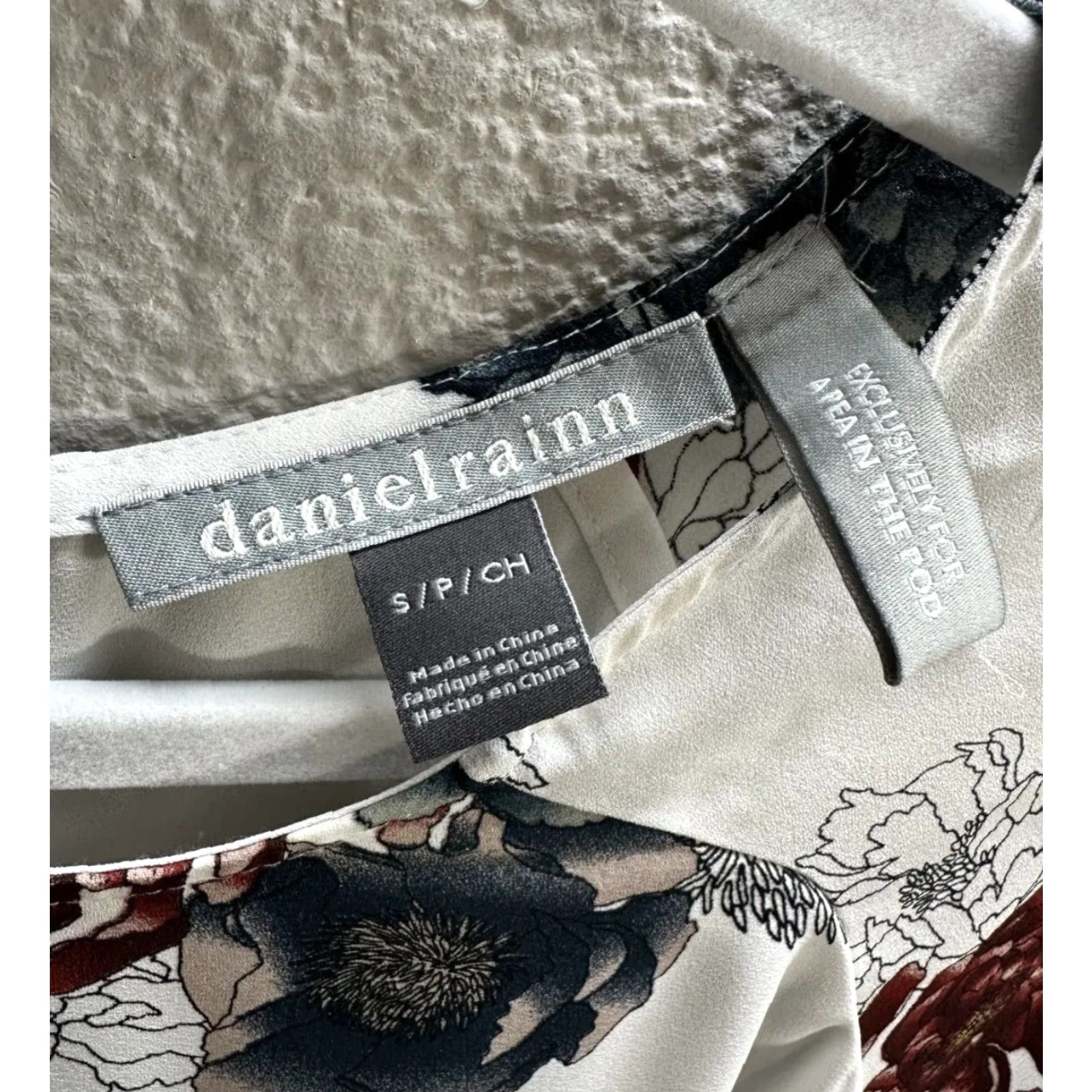 Vintage Daniel Rainn Blouse Shirt Women's Floral White Bell Sleeve Sz S Size S / US 4 / IT 40 - 3 Thumbnail
