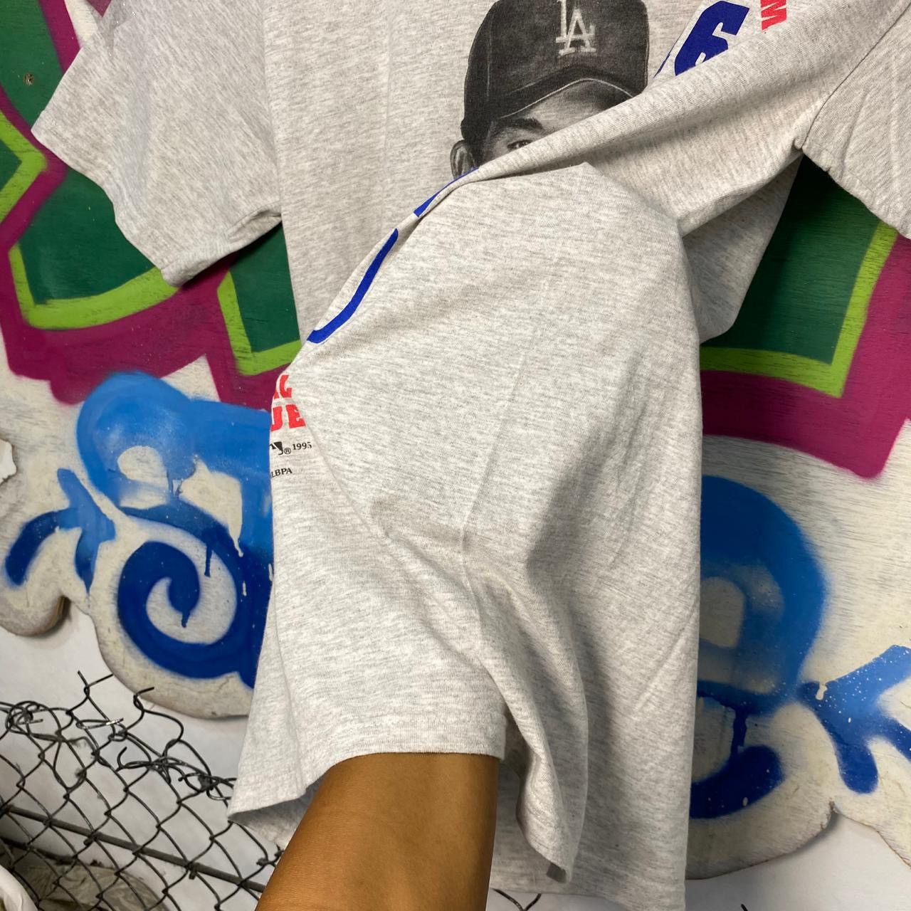Nutmeg Vintage Tshirt Nutmeg MLB Dodgers 1995 Made in USA Size US L / EU 52-54 / 3 - 8 Thumbnail