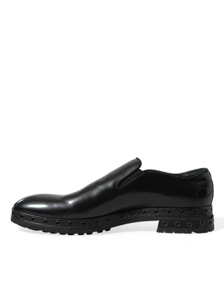 Dolce & Gabbana o1y0125 Loafers in Black Size US 7 / EU 40 - 2 Thumbnail