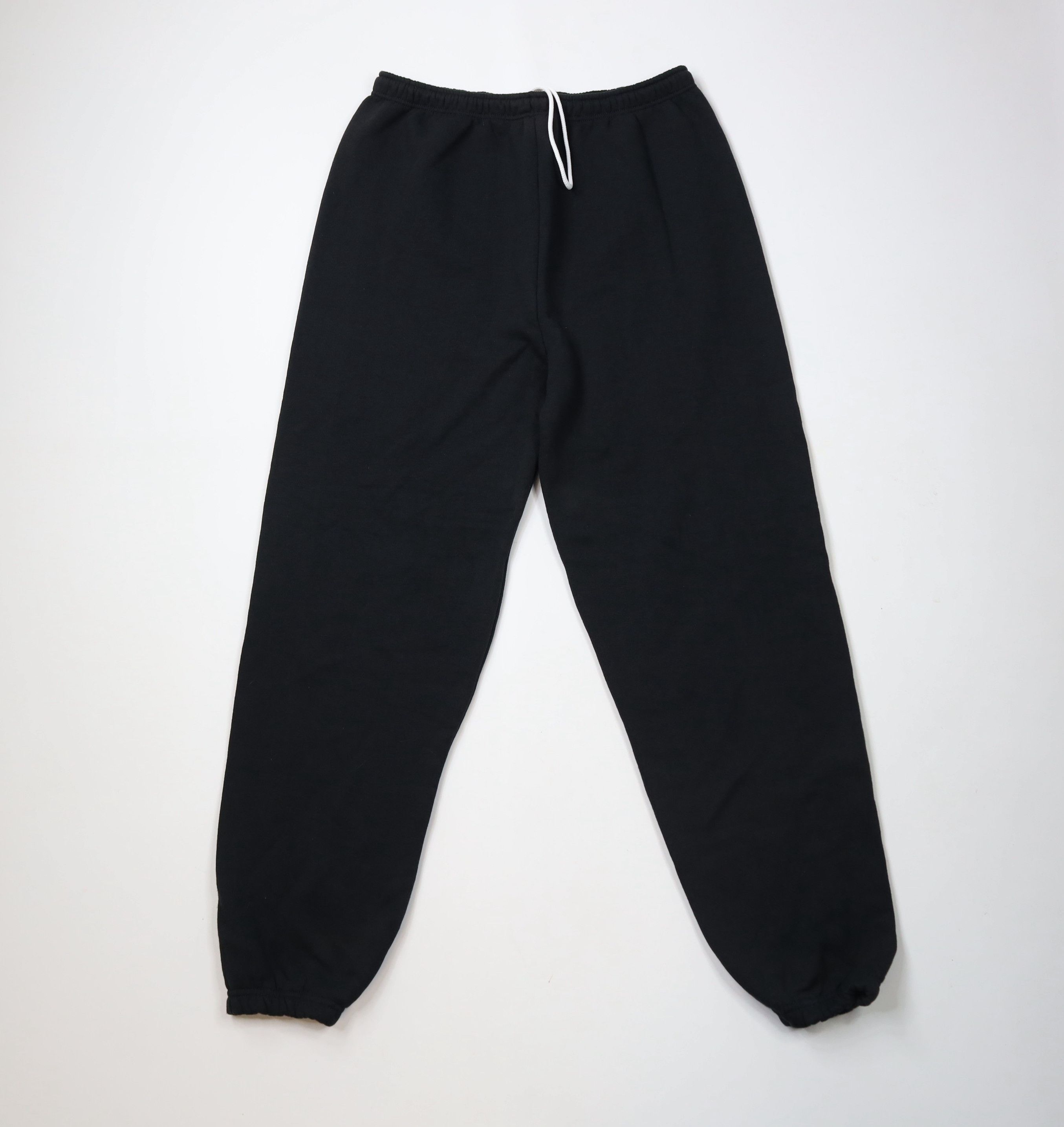 Vintage Vintage 90s Streetwear Heavyweight Sweatpants Joggers Black Size US 38 / EU 54 - 1 Thumbnail
