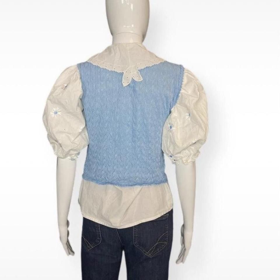 Vintage Older Glitter Vest Size M / US 6-8 / IT 42-44 - 5 Thumbnail