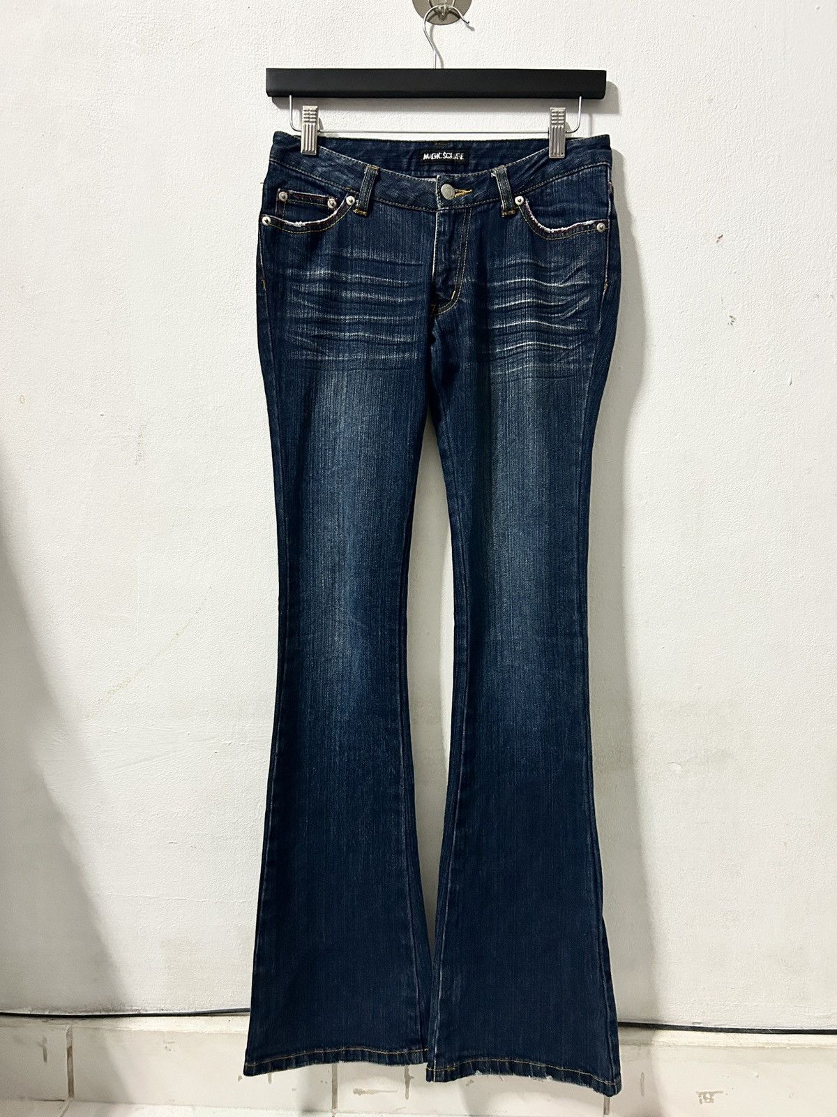 Japanese Brand Magic square flare jeans Size 27" / US 4 / IT 40 - 1 Thumbnail