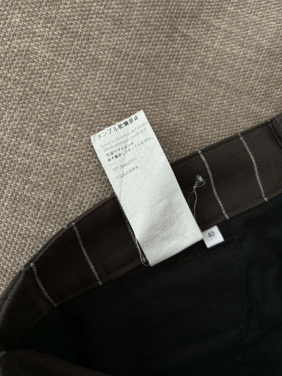 Loewe Loewe "Raiders" Embroidered Pinstripe Virgil Pant Size US 34 / EU 50 - 8 Thumbnail