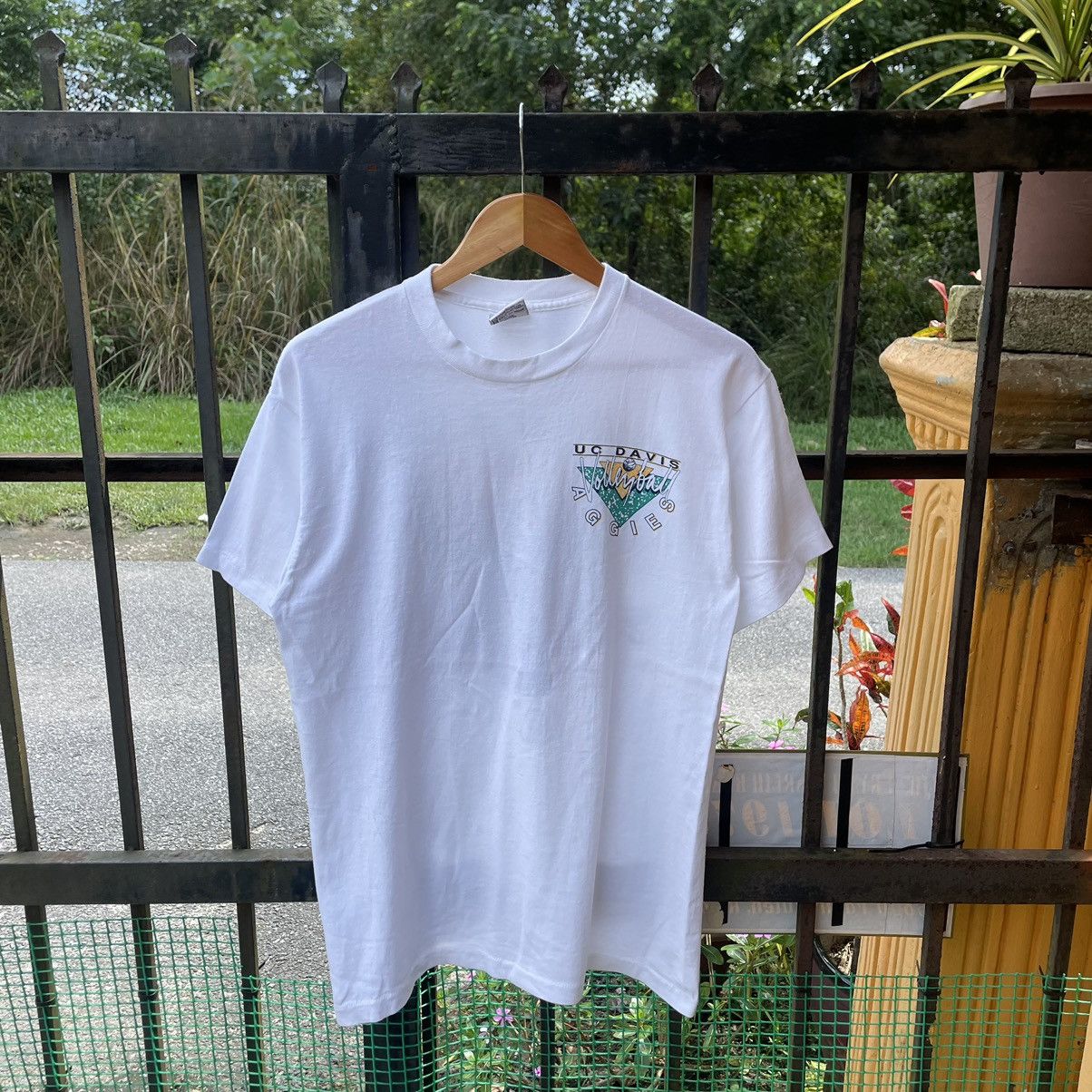 Vintage 🔥Vintage 90s UC Davis Aggies Volley Ball Sportswear Tee Size US M / EU 48-50 / 2 - 2 Thumbnail