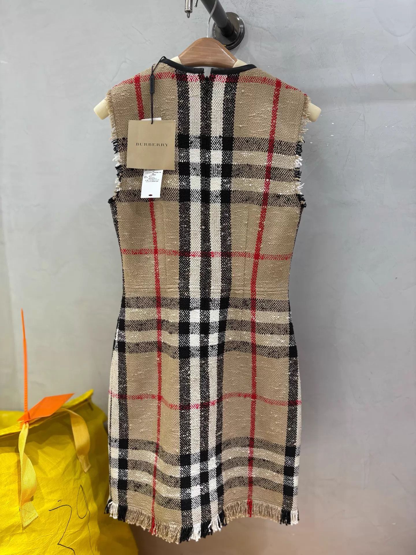 Burberry Burberry Waist-Tied Check Sleeveless Dress 34 New With Tags Size XS / US 0-2 / IT 36-38 - 2 Thumbnail