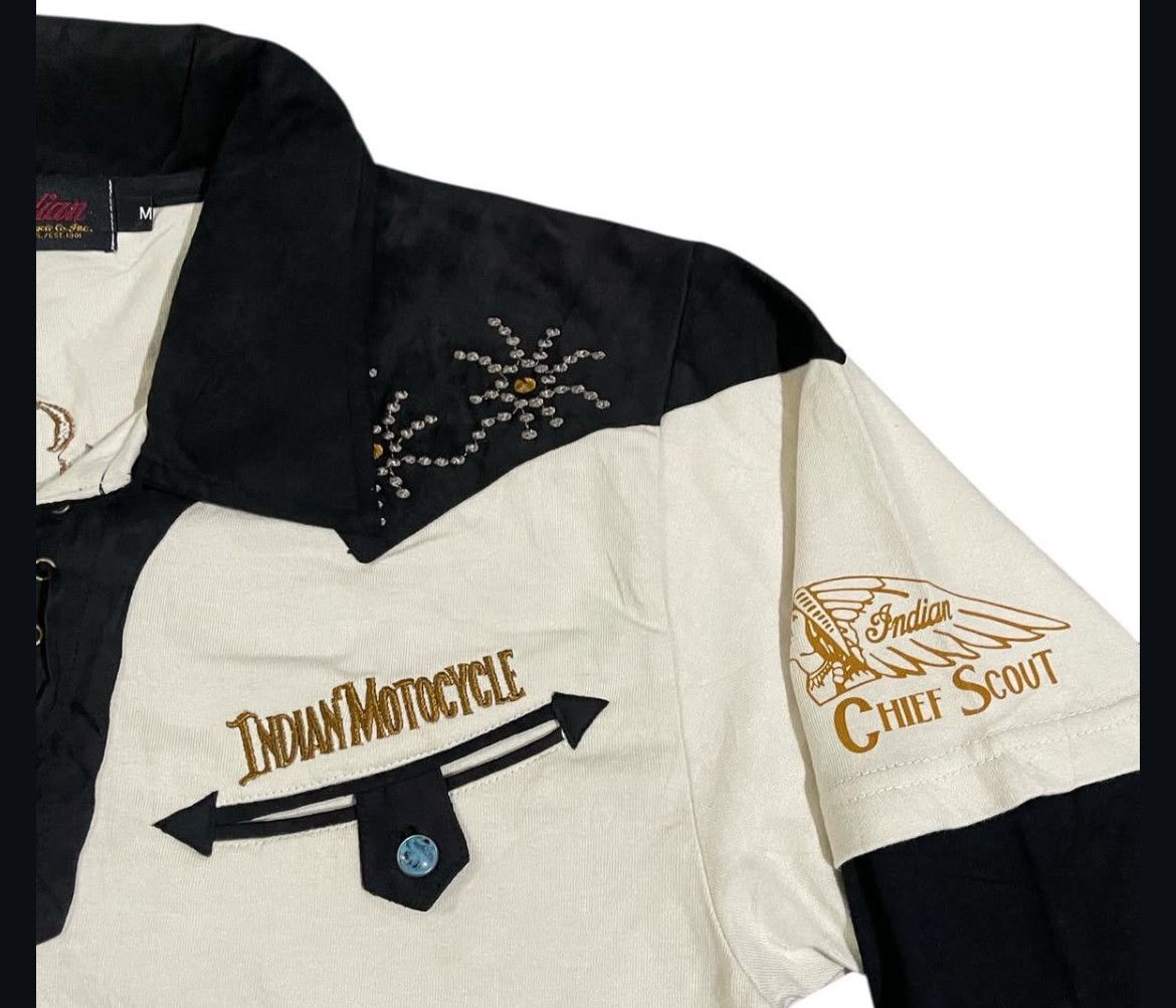 Indian Motorcycle 2000s Indian Motorcycle If Six Bondage Lace up Shirt y2k Lgb Size US M / EU 48-50 / 2 - 4 Thumbnail