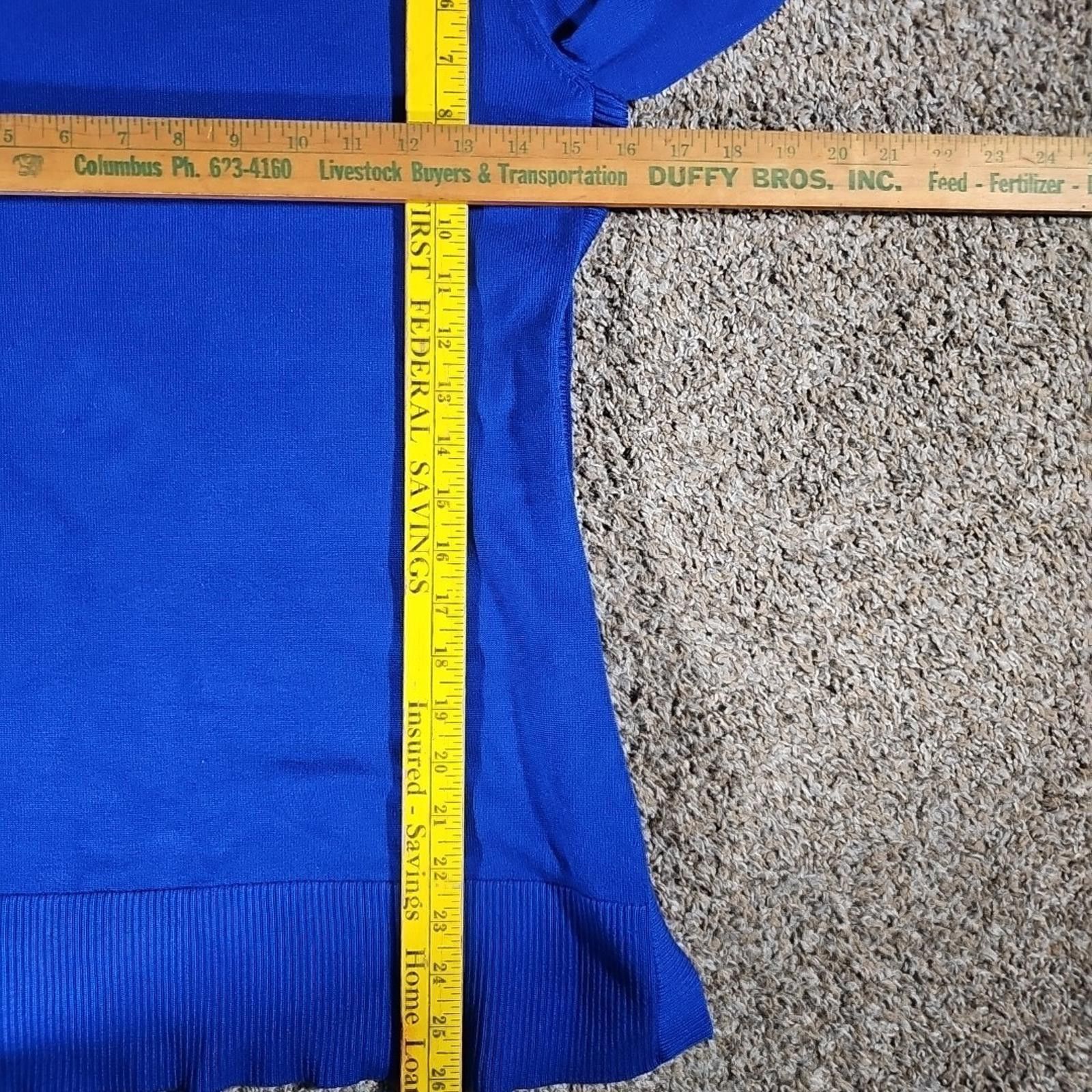 The Unbranded Brand No Brand Blue Light Long Sweater Size M / US 6-8 / IT 42-44 - 5 Thumbnail