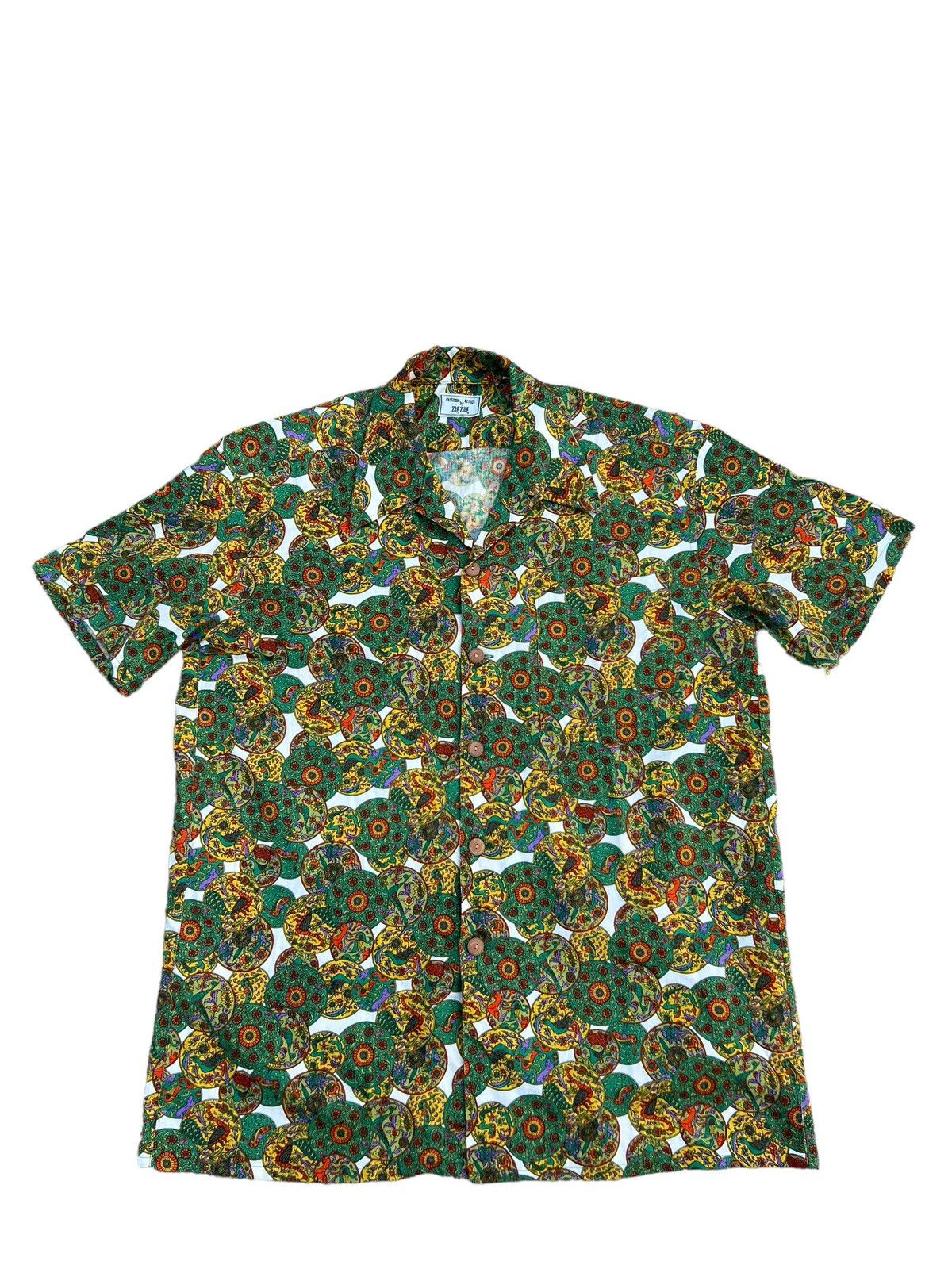 Vintage Vintage ZIG ZAG Japan Abstract Floral Birds Hawaiian Shirt Size US M / EU 48-50 / 2 - 1 Thumbnail