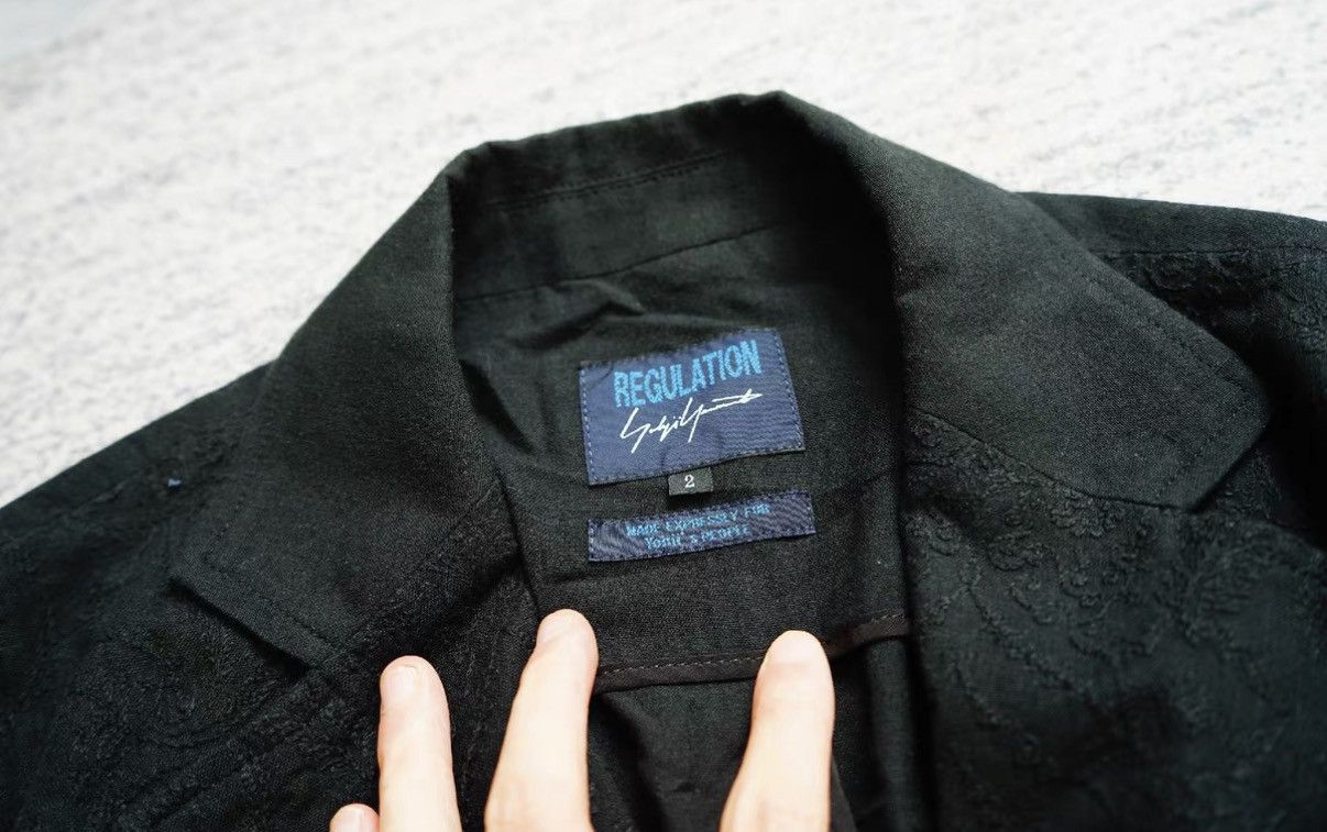 Yohji Yamamoto Yohji Yamamoto Jacquard Blazer Size US S / EU 44-46 / 1 - 7 Thumbnail