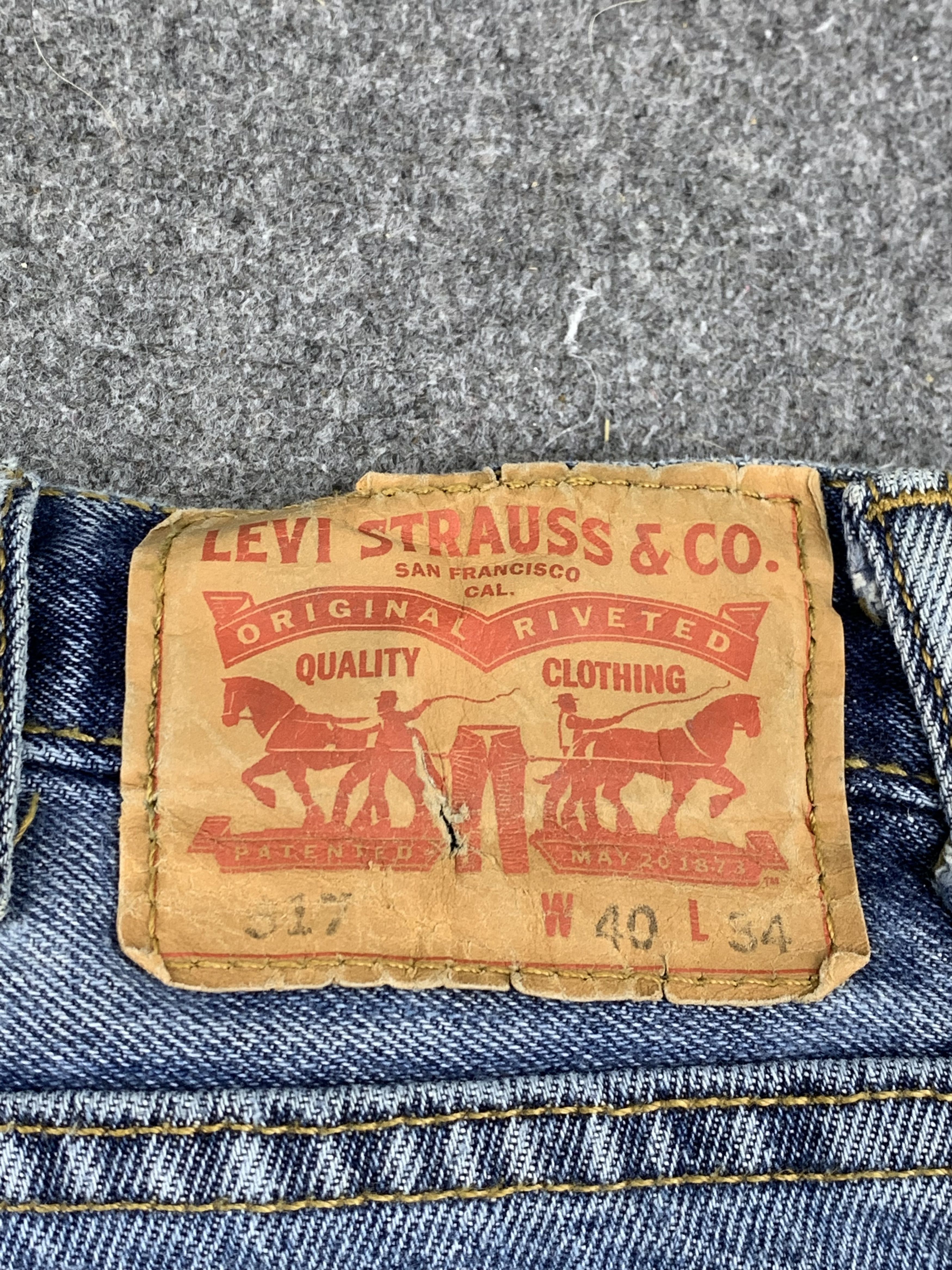 Levi's × Vintage Vintage Levis 517 Flared Bootcut Bell Bottom Jeans Size US 41 - 3 Thumbnail